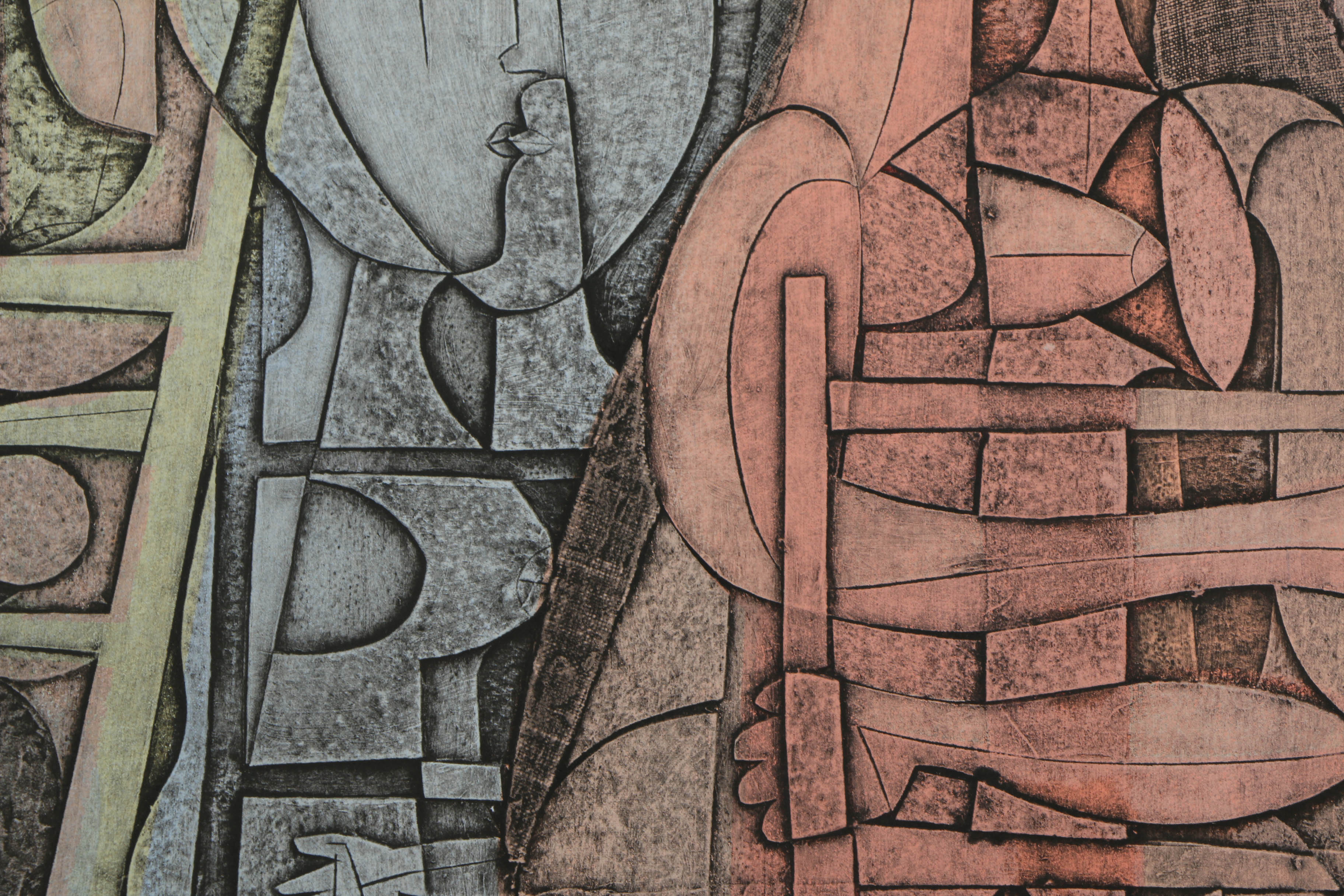 William Ashby McCloy Intaglio "Ladder VII Judgement"