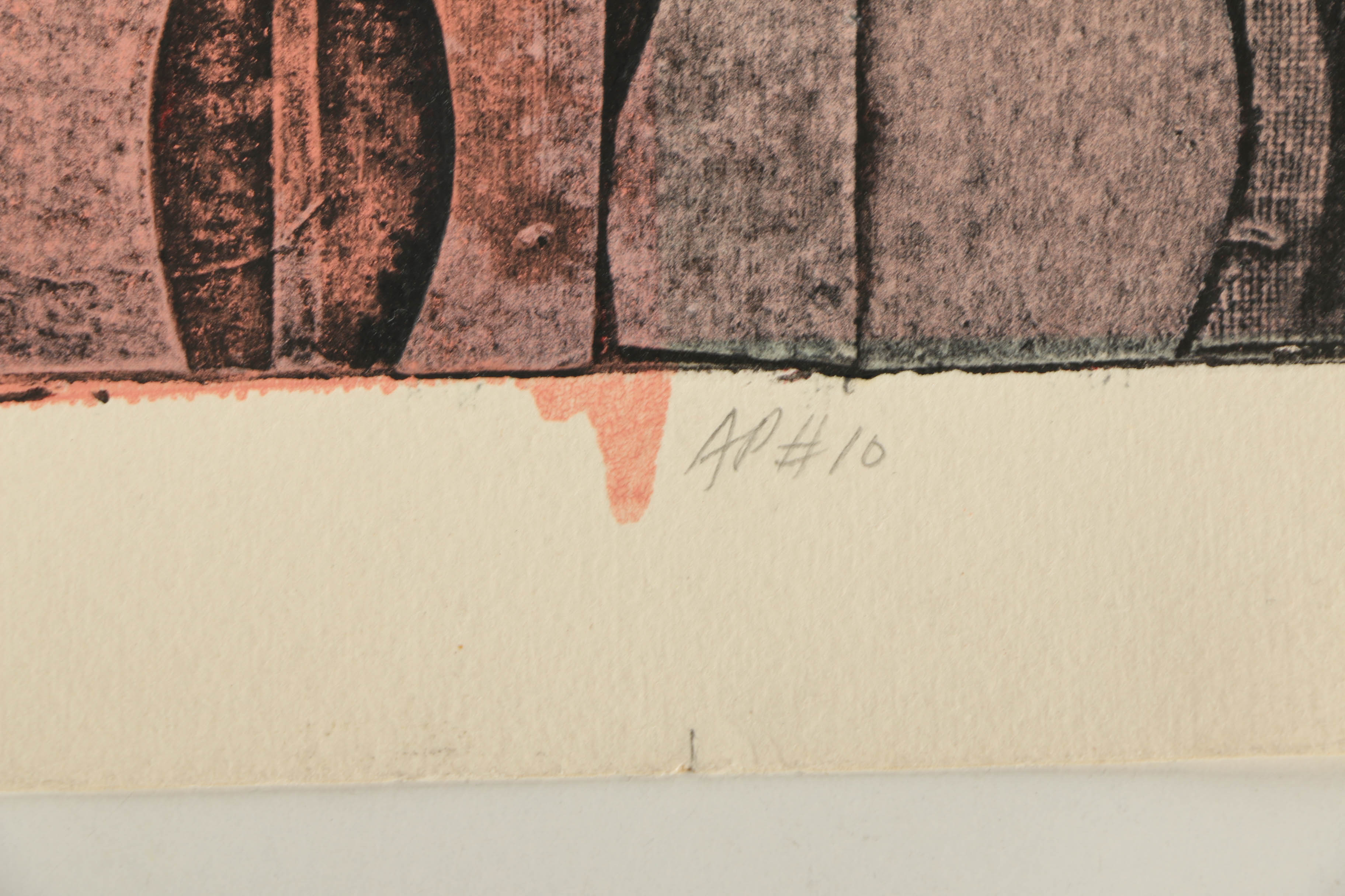 William Ashby McCloy Intaglio "Ladder VII Judgement"