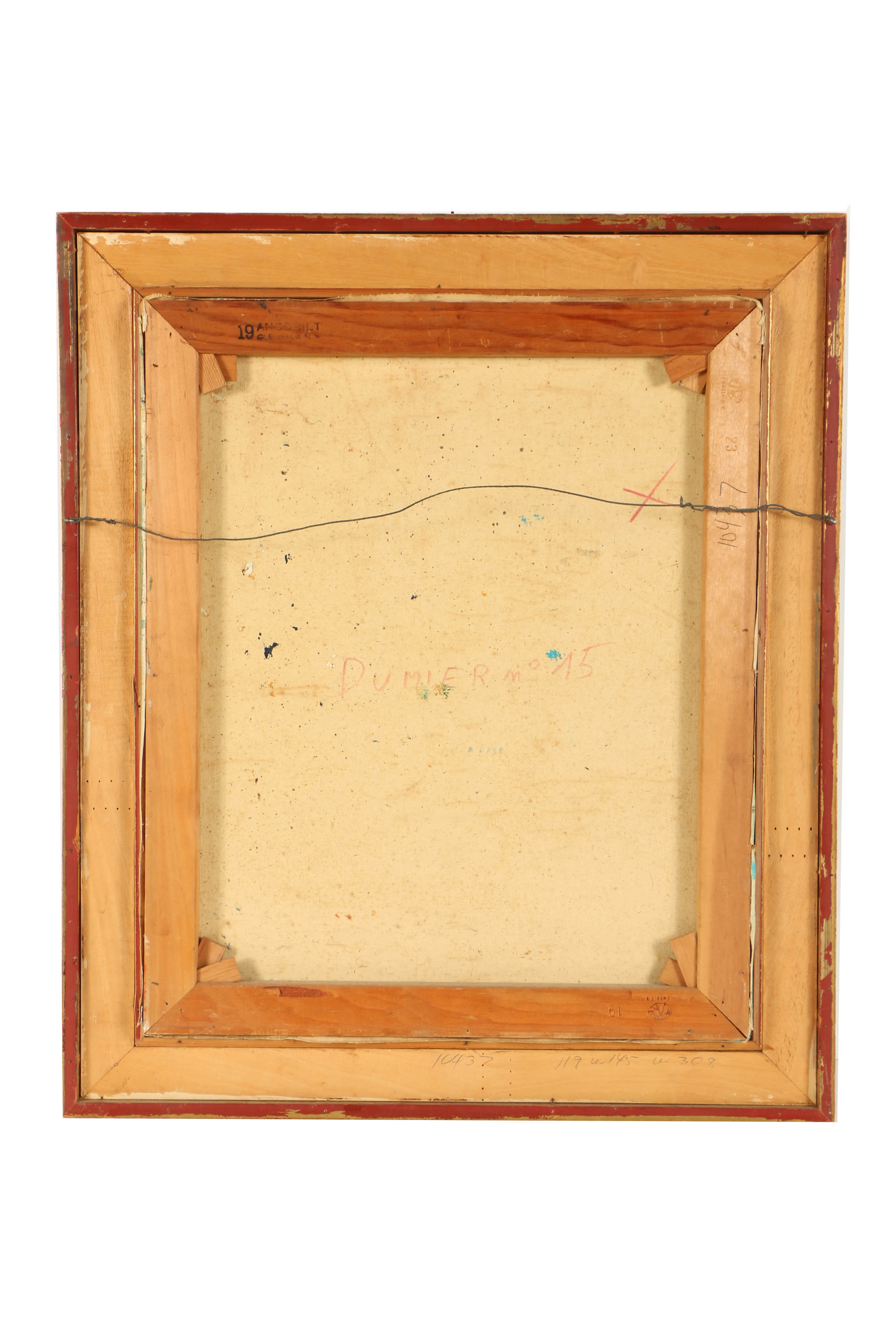 Mid 20th-Century Oil Painting on Canvas