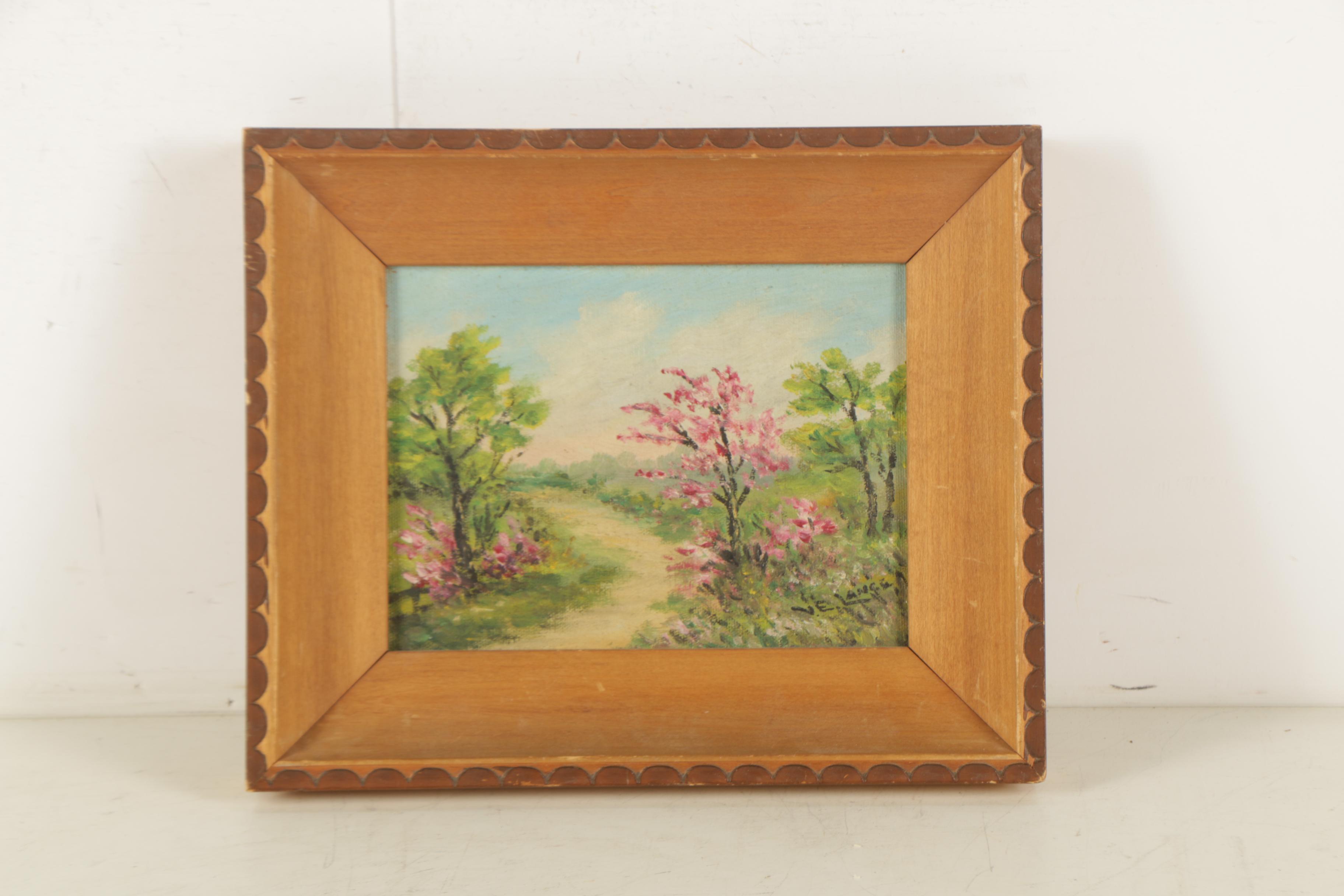 V.E. Lange Oil Paintings