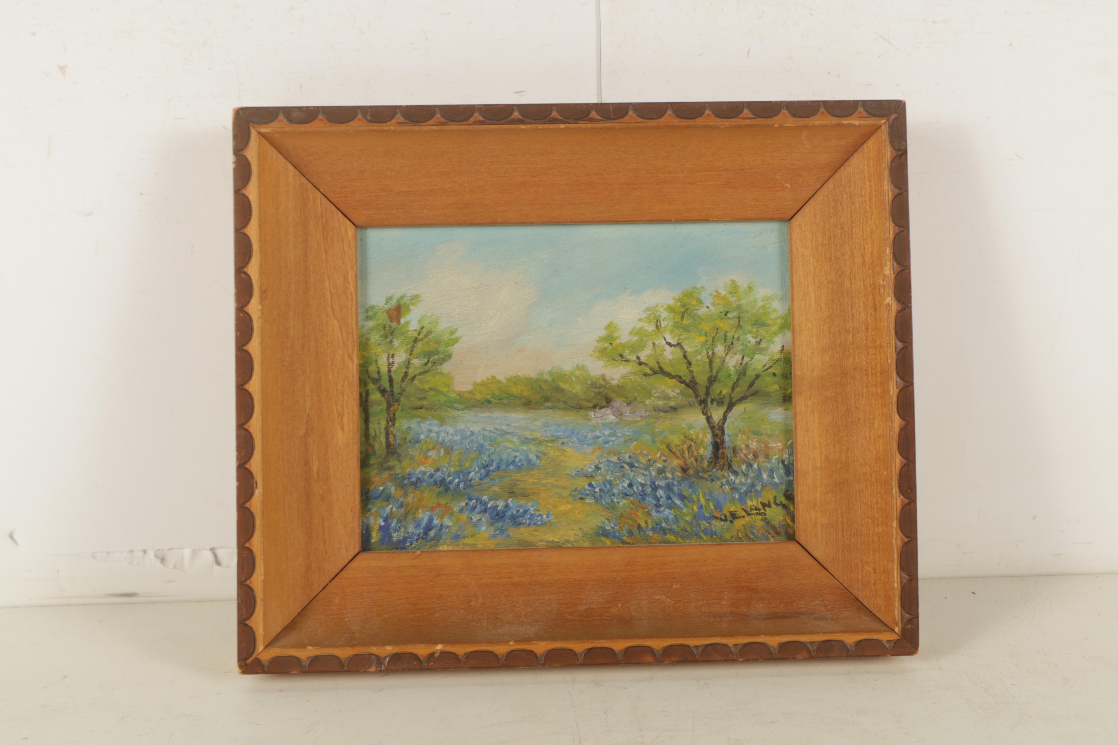 V.E. Lange Oil Paintings