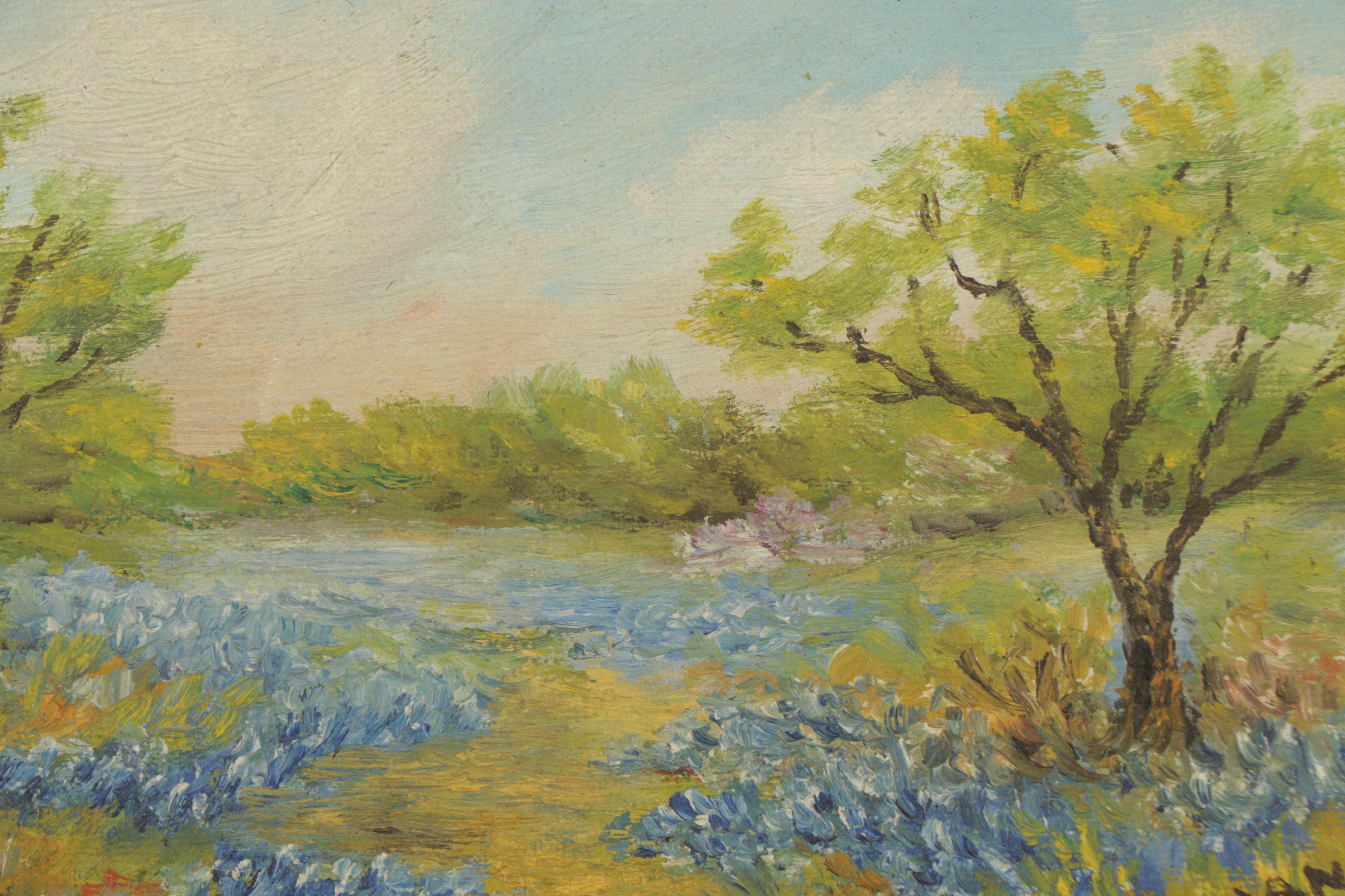 V.E. Lange Oil Paintings