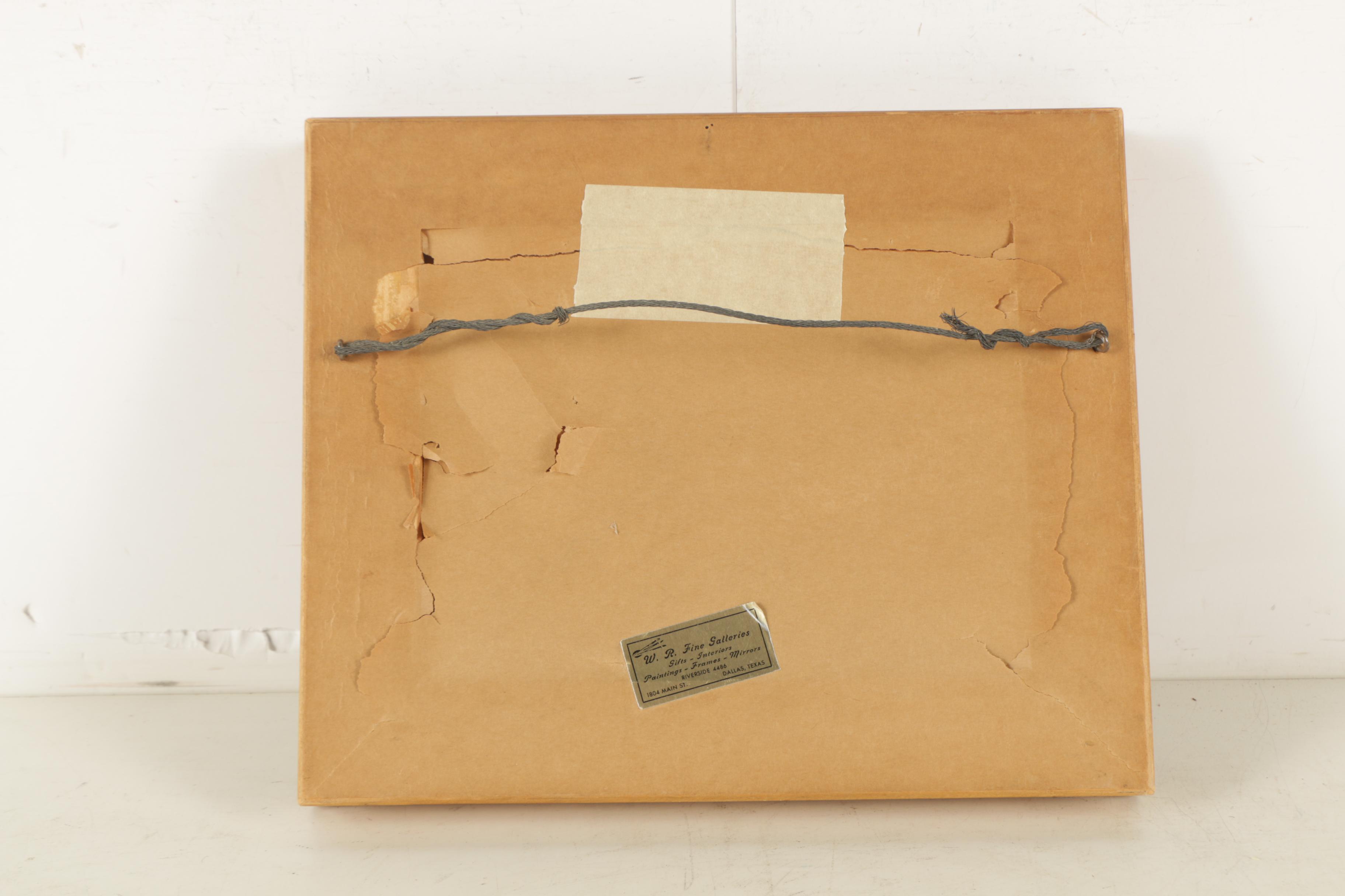 V.E. Lange Oil Paintings