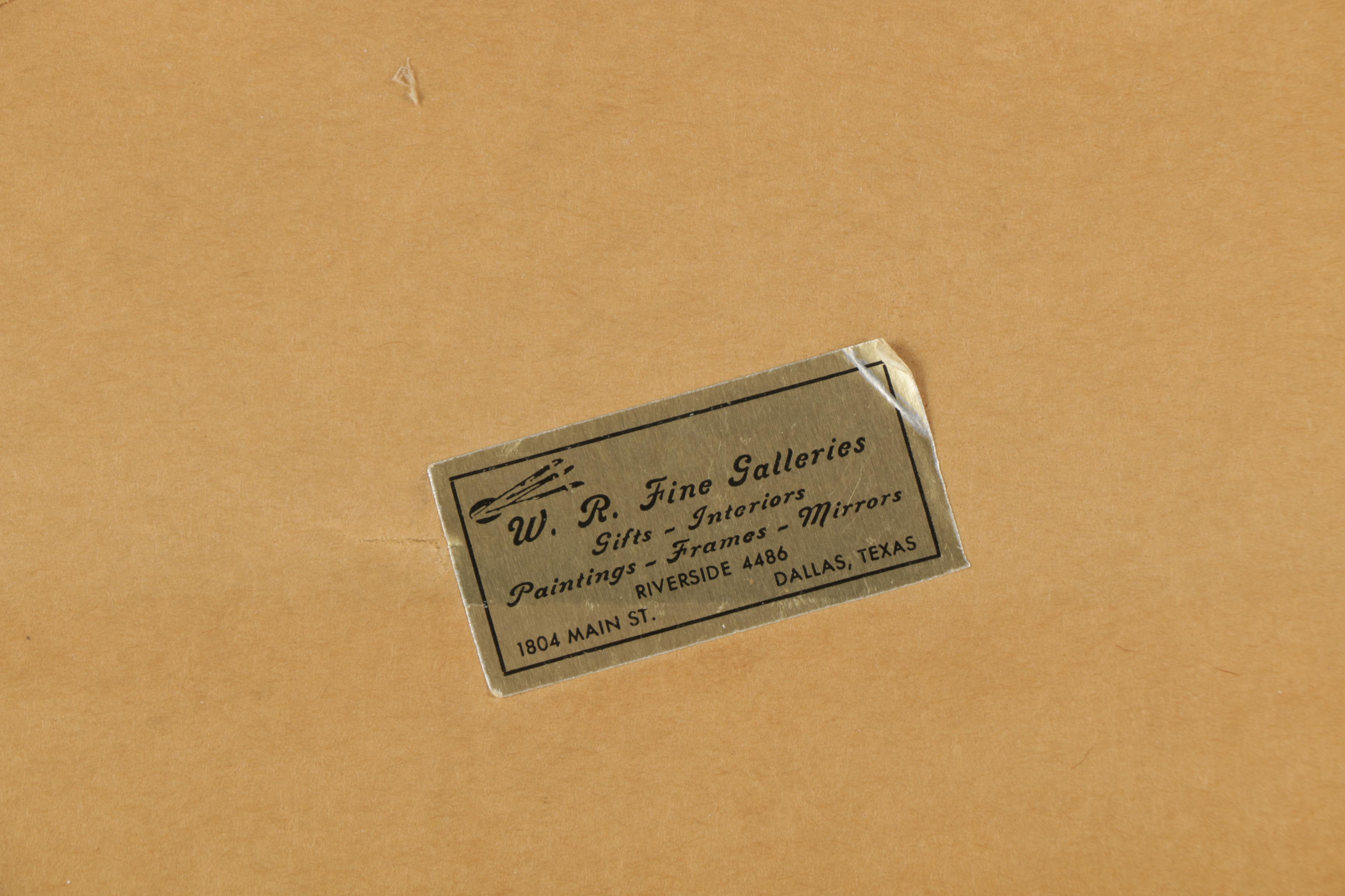 V.E. Lange Oil Paintings