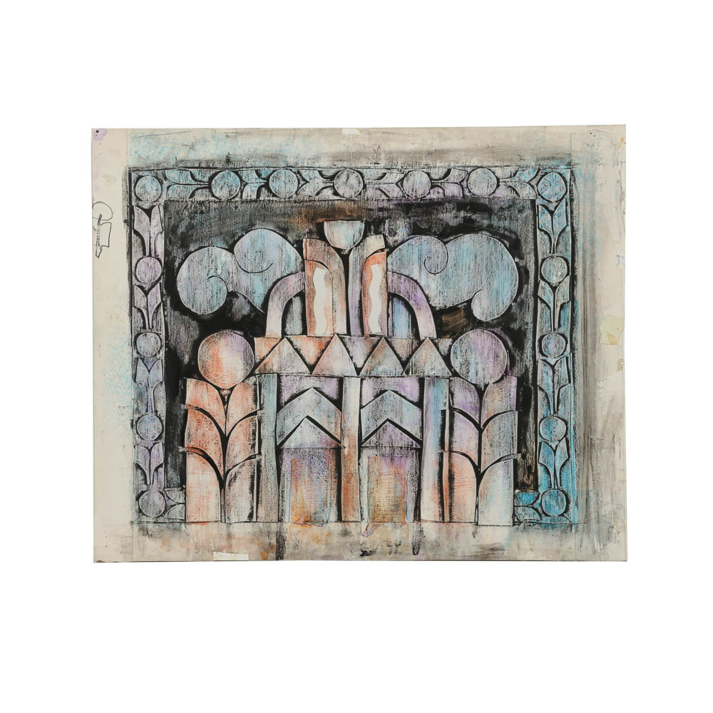 Blair Lent Mixed Media Collage