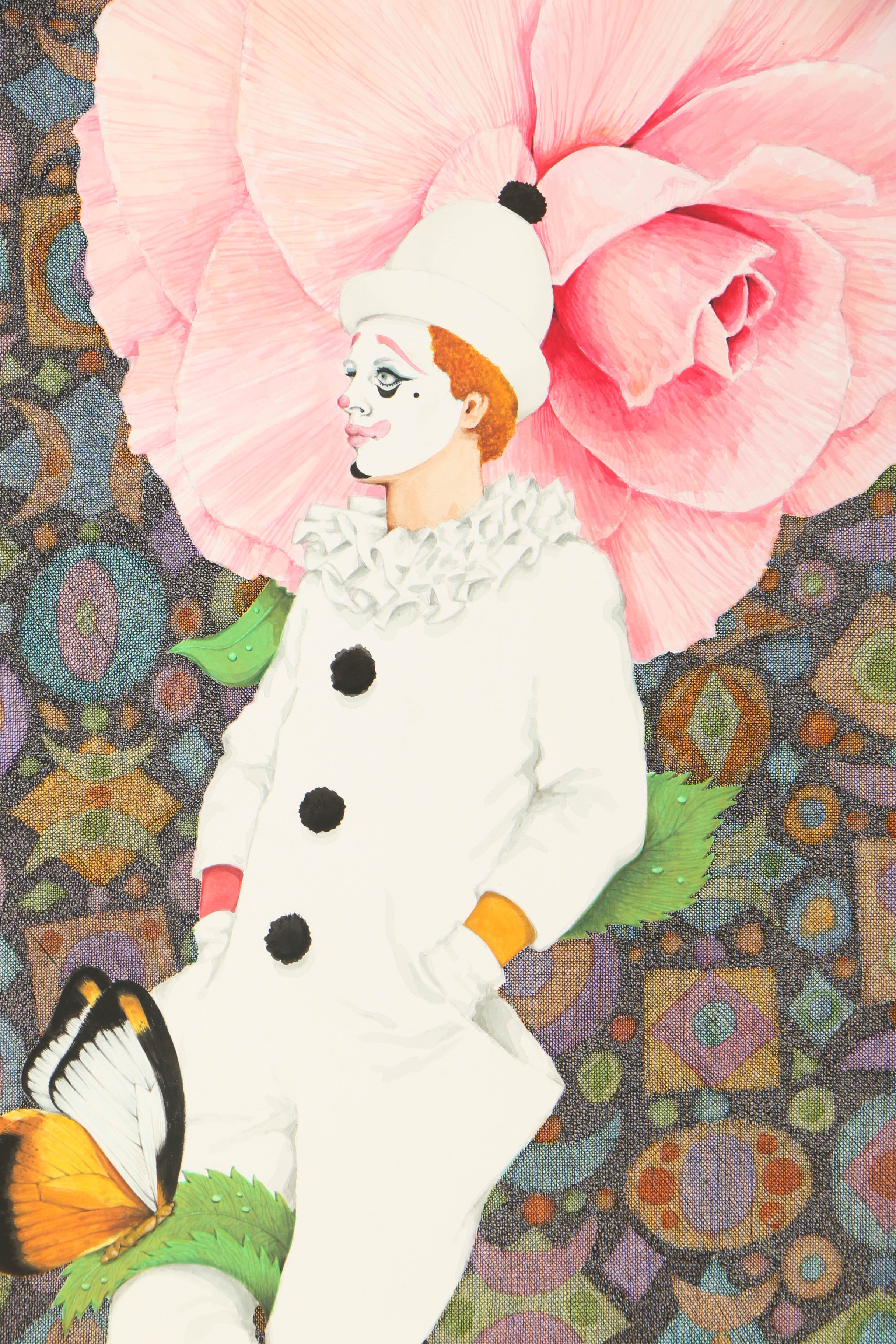 Ben Black Mixed Media Painting