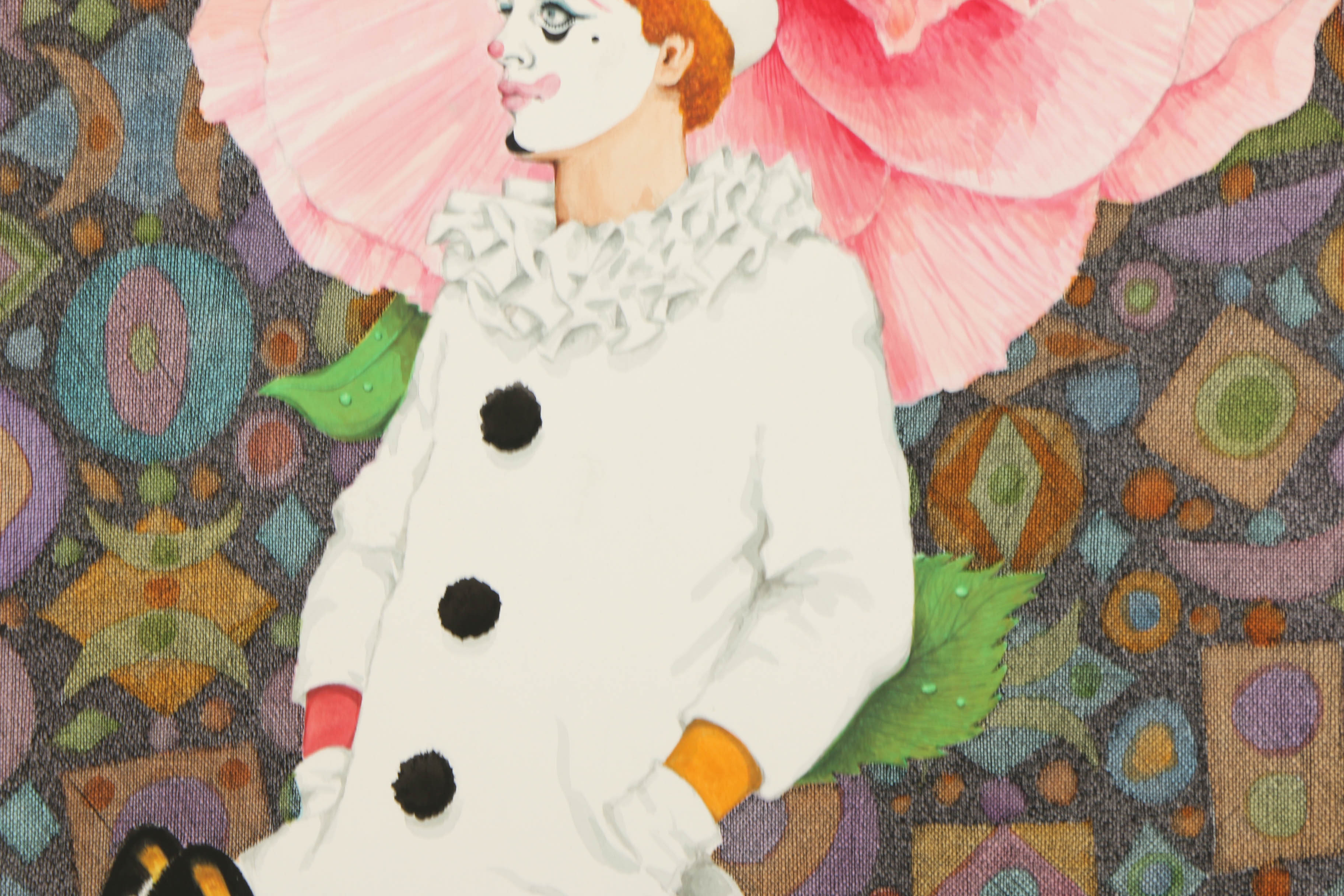 Ben Black Mixed Media Painting