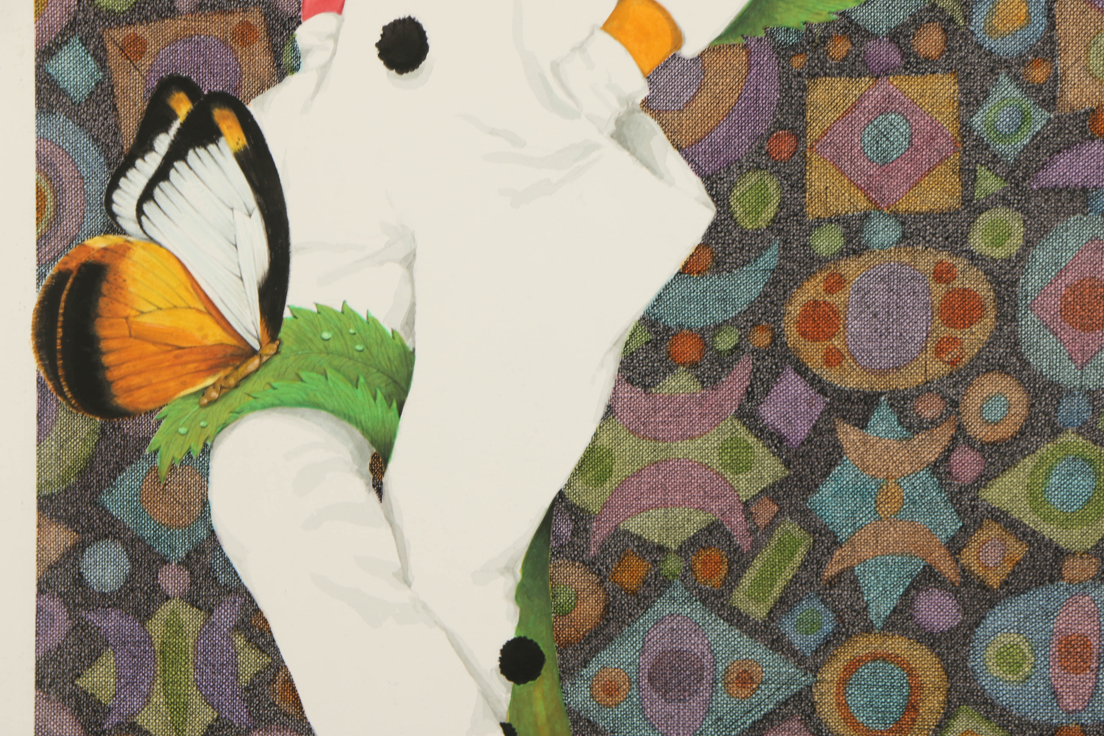 Ben Black Mixed Media Painting