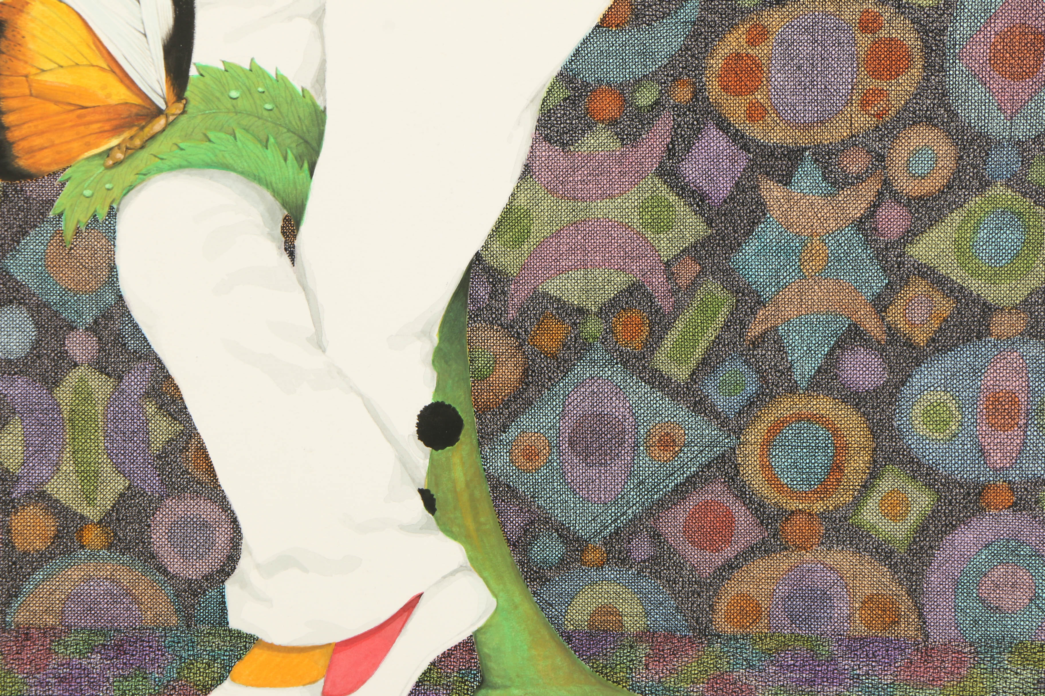 Ben Black Mixed Media Painting