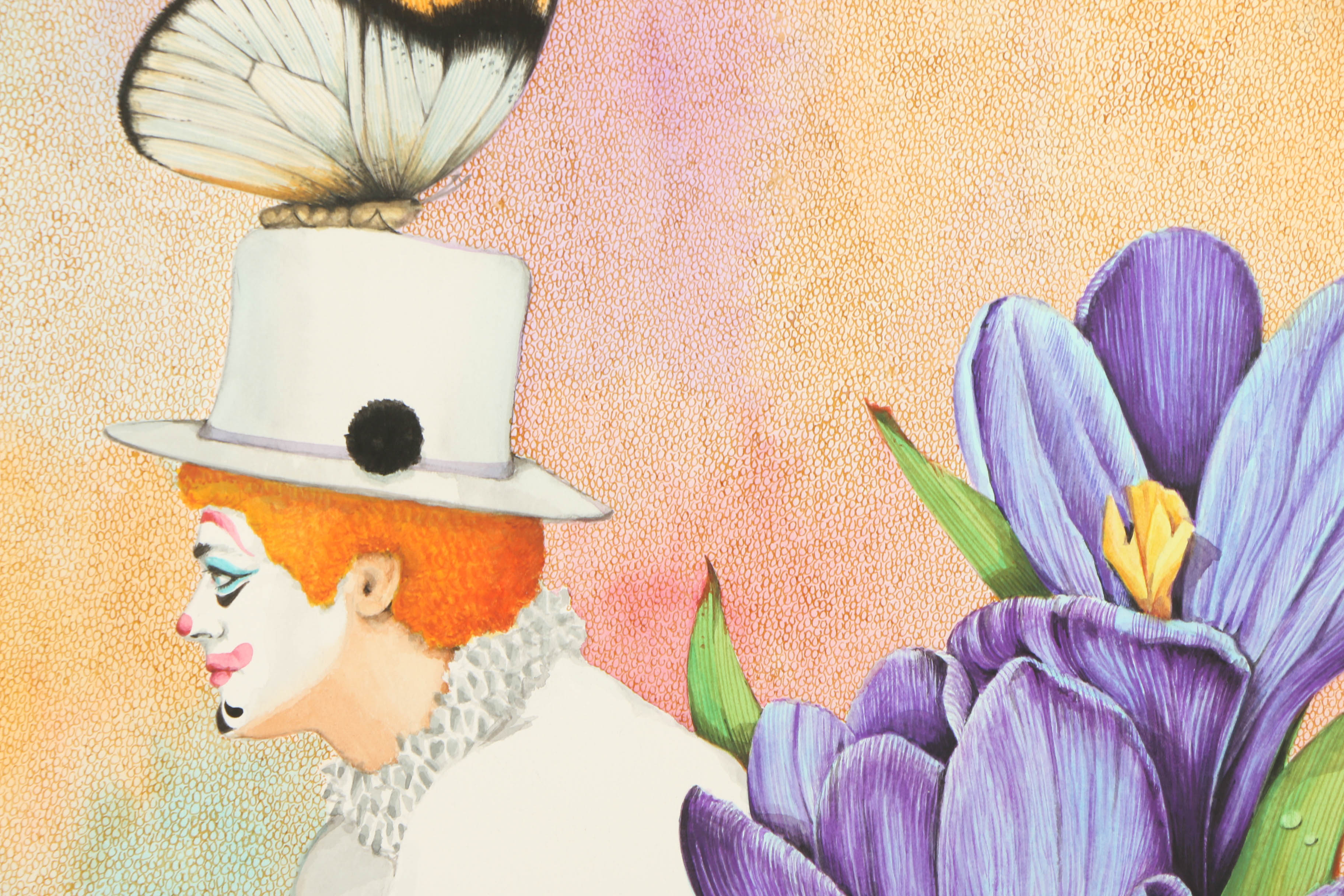 Ben Black Mixed Media Painting