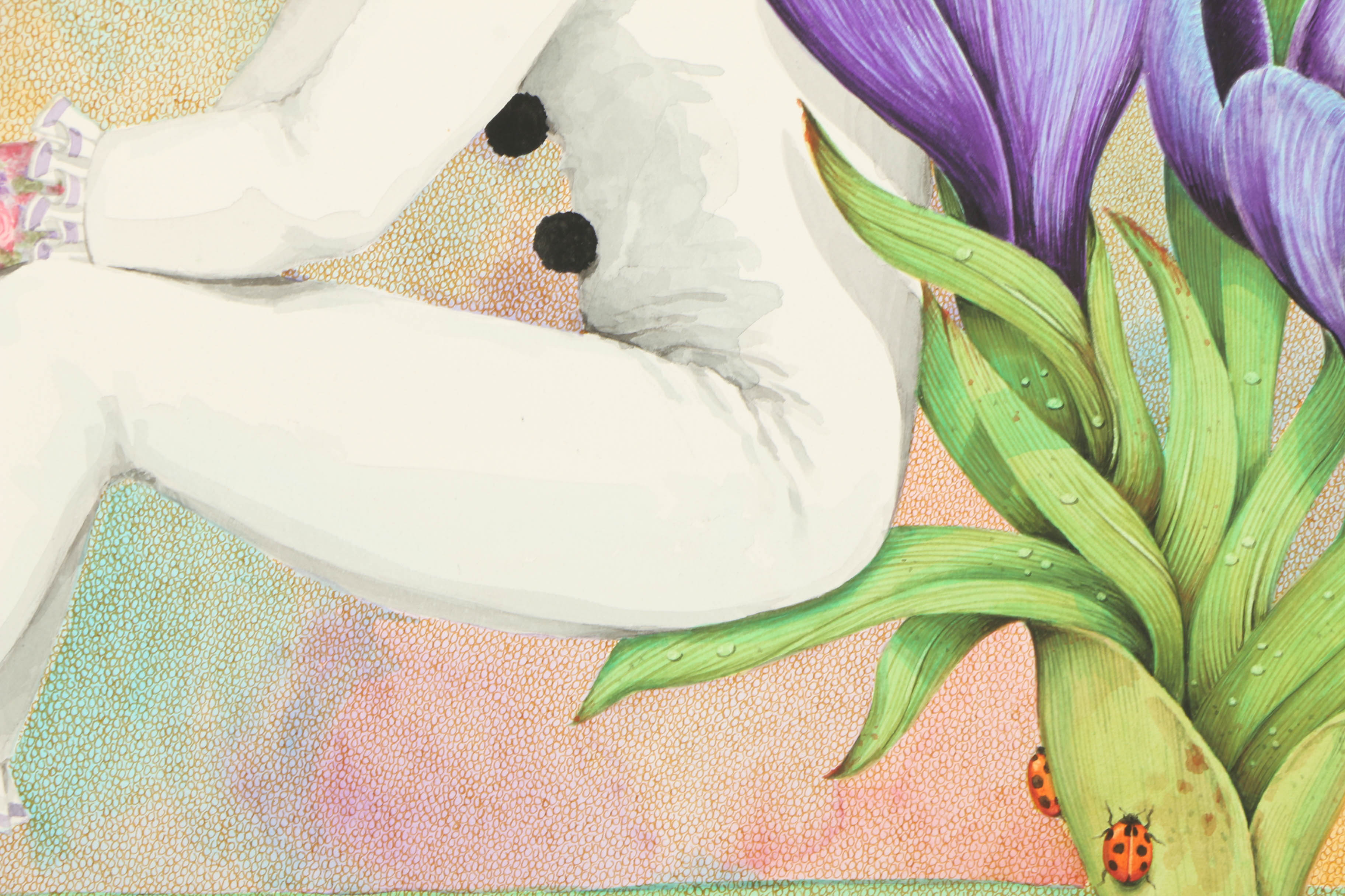 Ben Black Mixed Media Painting