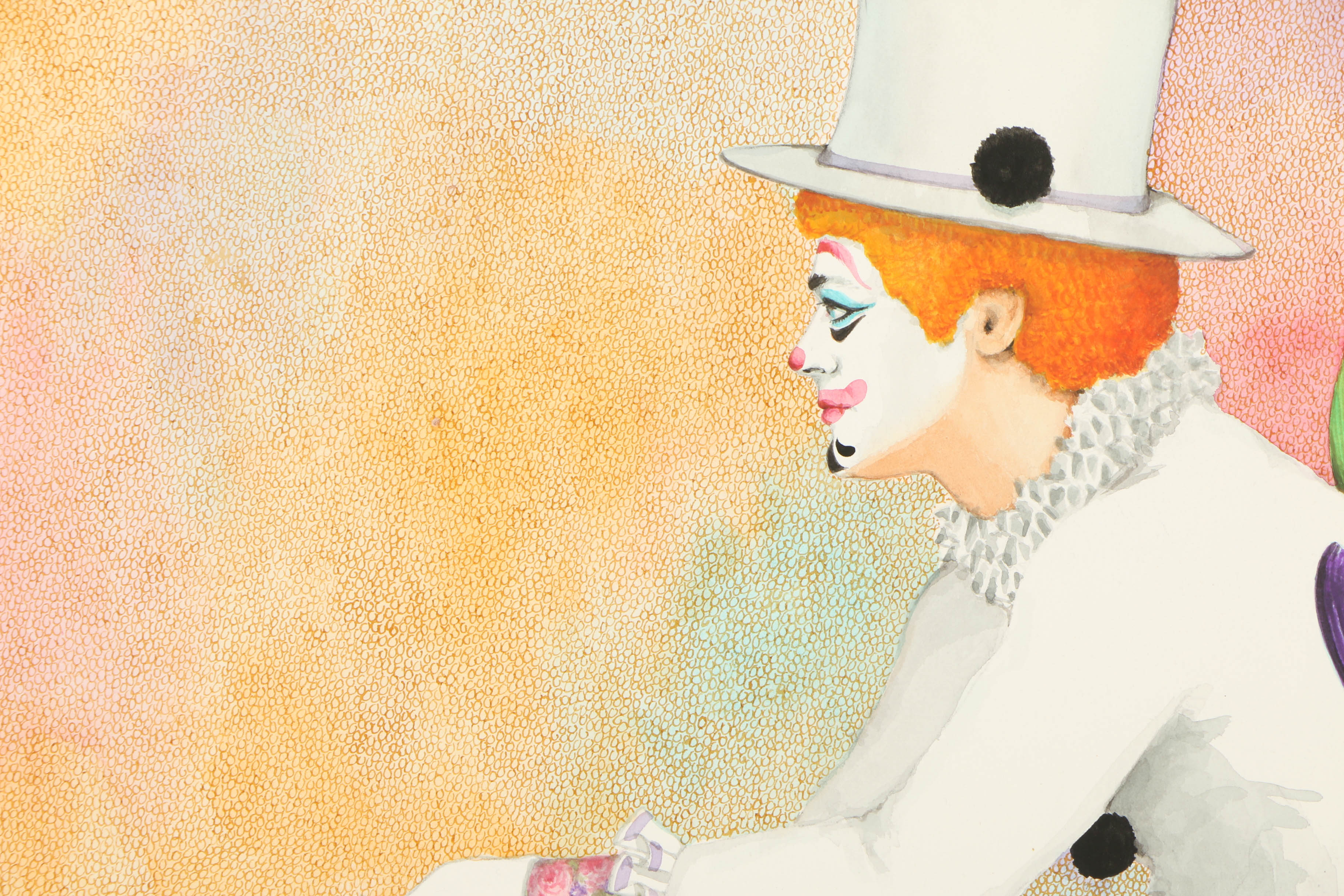 Ben Black Mixed Media Painting