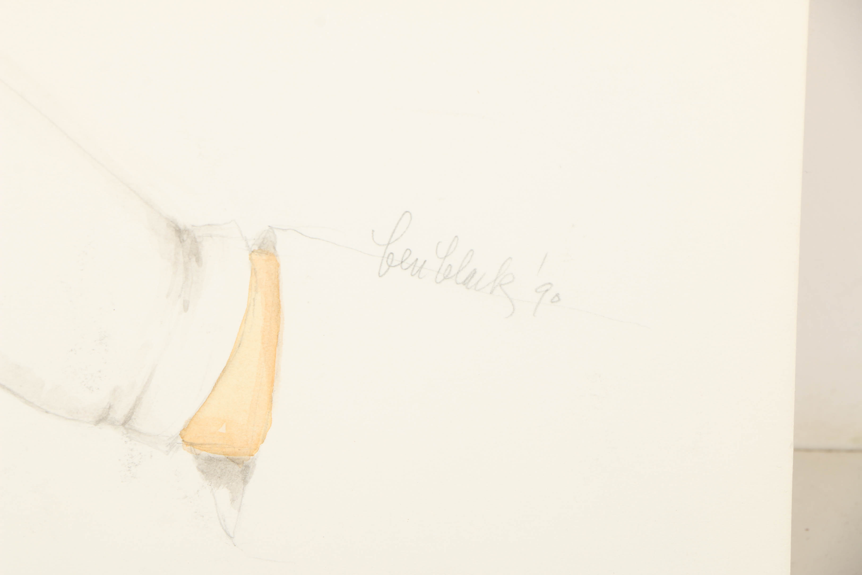 Ben Black Watercolor Painting "Jack Nicholson"