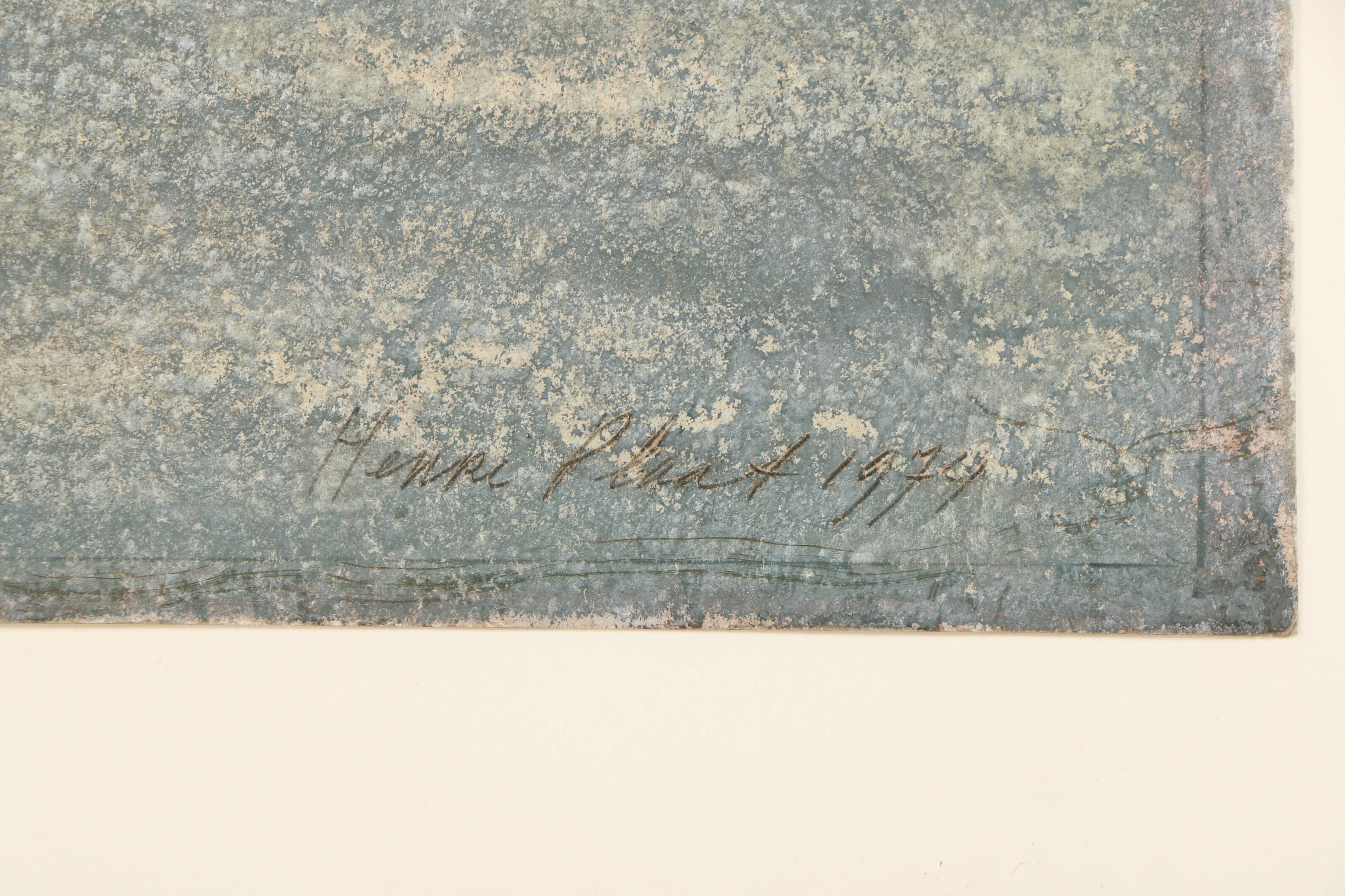 Henri Plaat Watercolor Painting "Untitled"