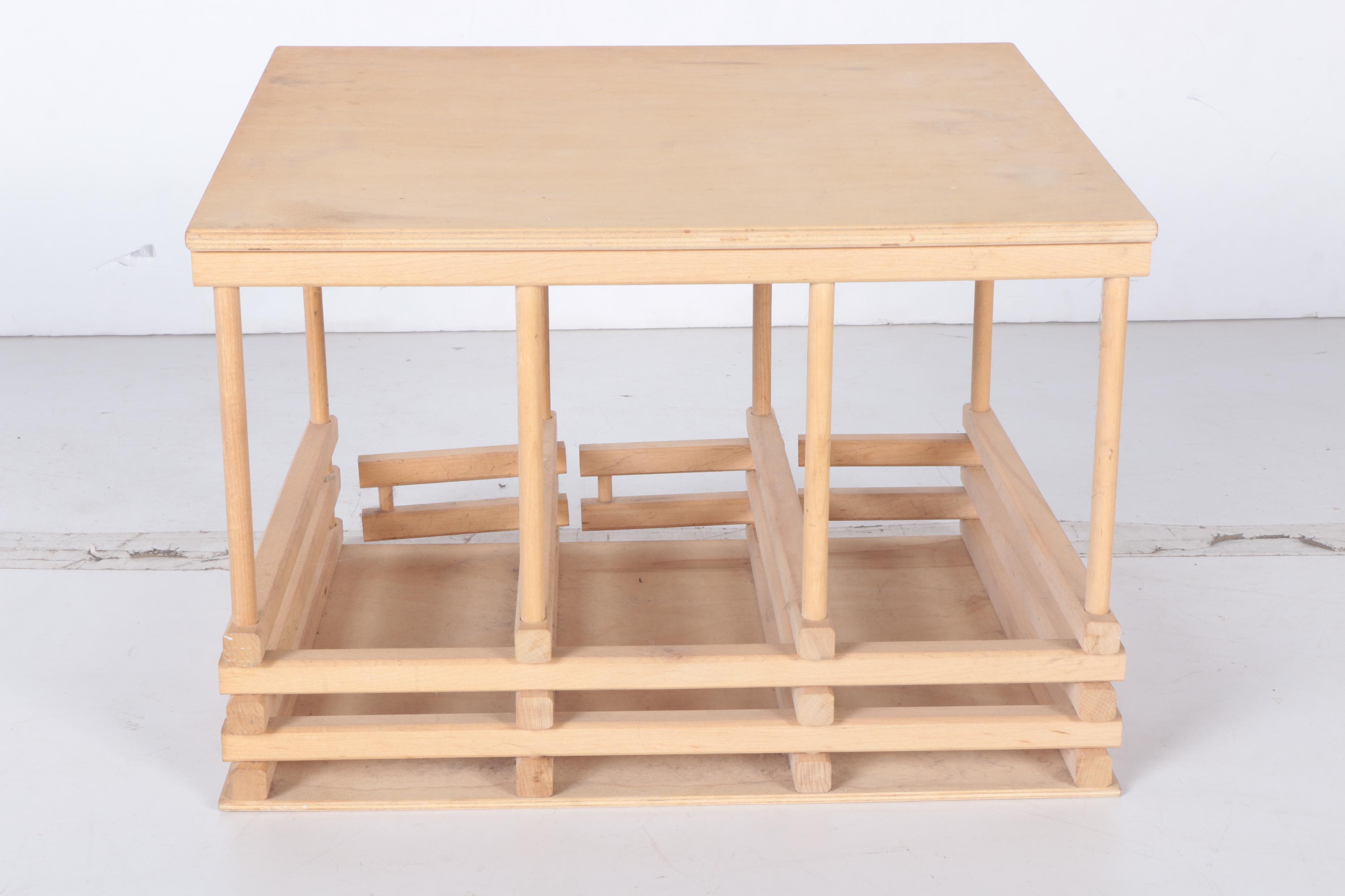 Wood Horse Stable Set