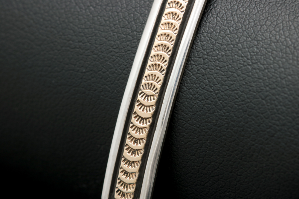 Sterling Silver and 14K Yellow Gold Bracelet