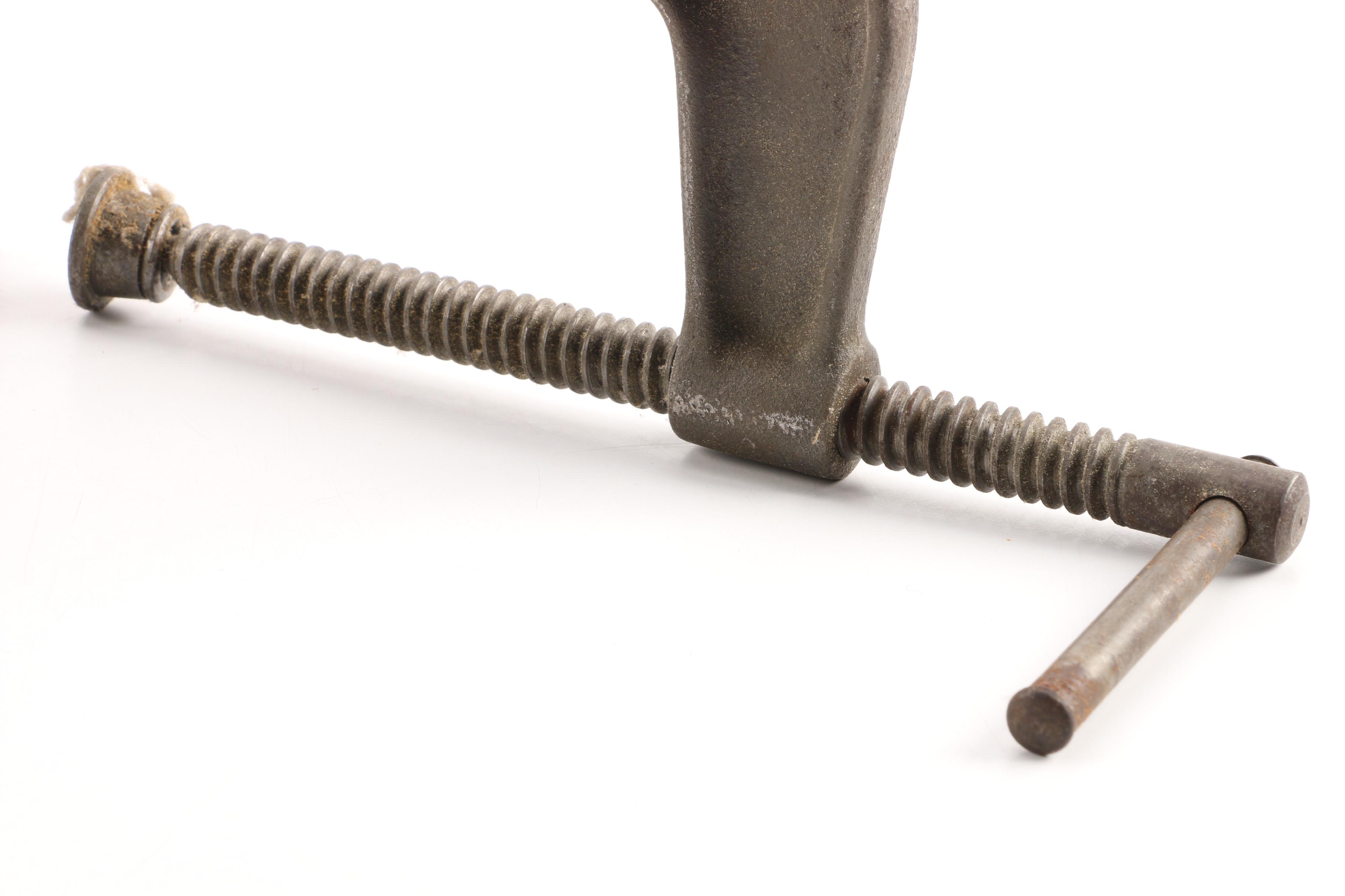 Clamps Including Sliding Arm Locking, C-Clamp and Hand Screw Clamps