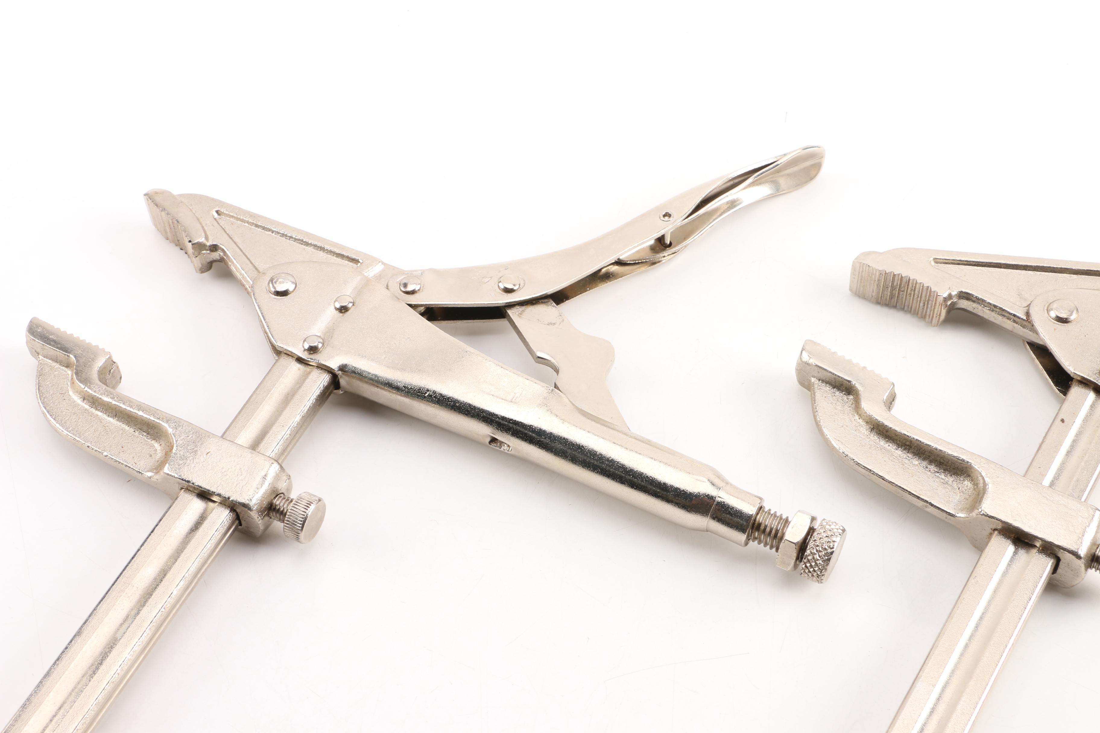 Clamps Including Sliding Arm Locking, C-Clamp and Hand Screw Clamps