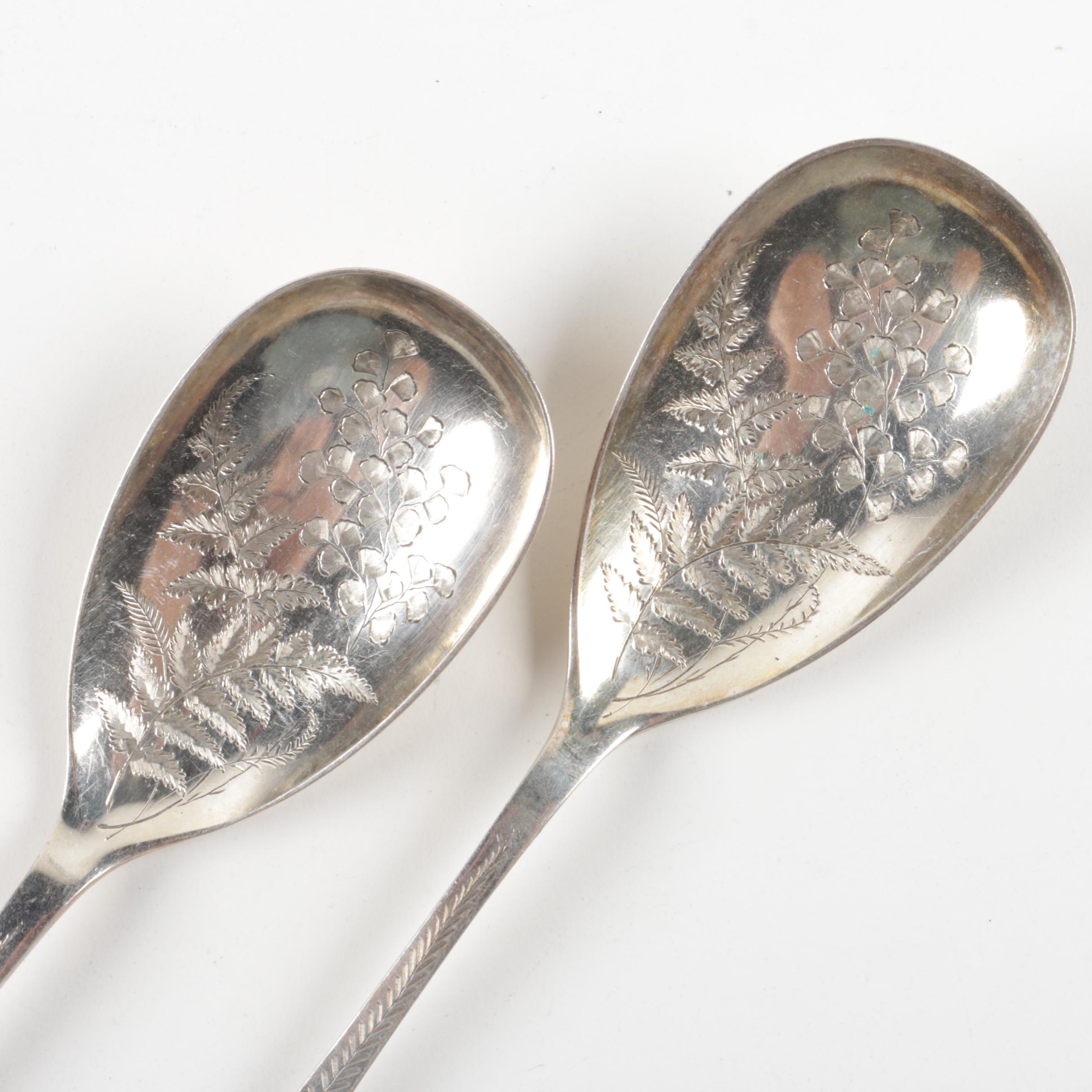 Russian Andreev Ivan Fedorovich 875 Silver Spoon With Assorted Silver Flatware