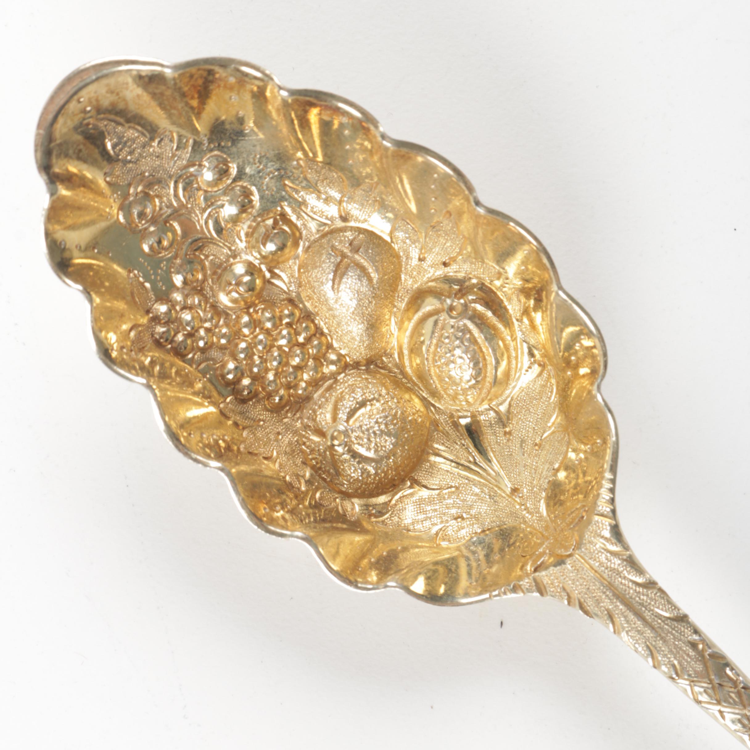 Russian Andreev Ivan Fedorovich 875 Silver Spoon With Assorted Silver Flatware