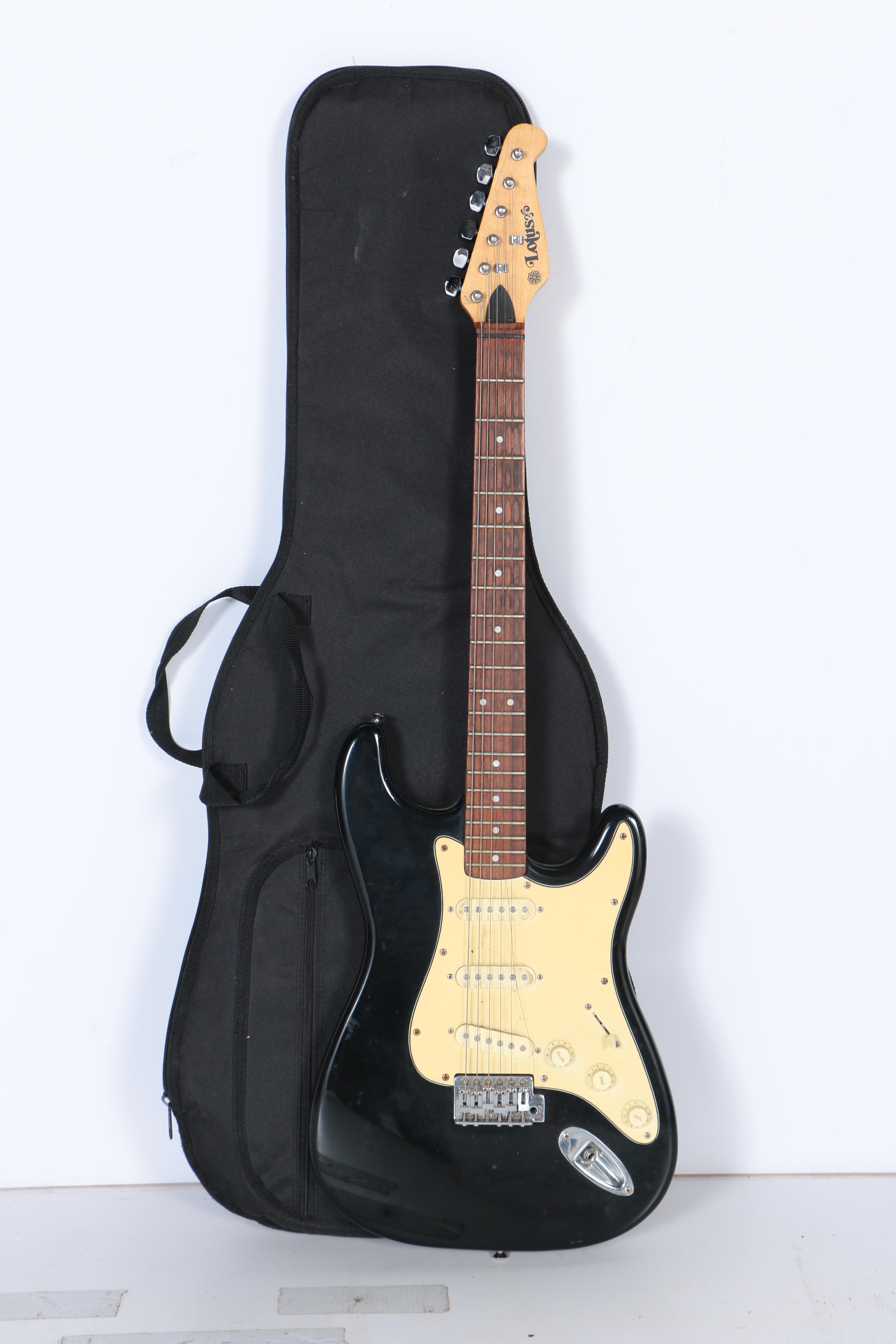 Lotus Strat Style Electric Guitar and Case