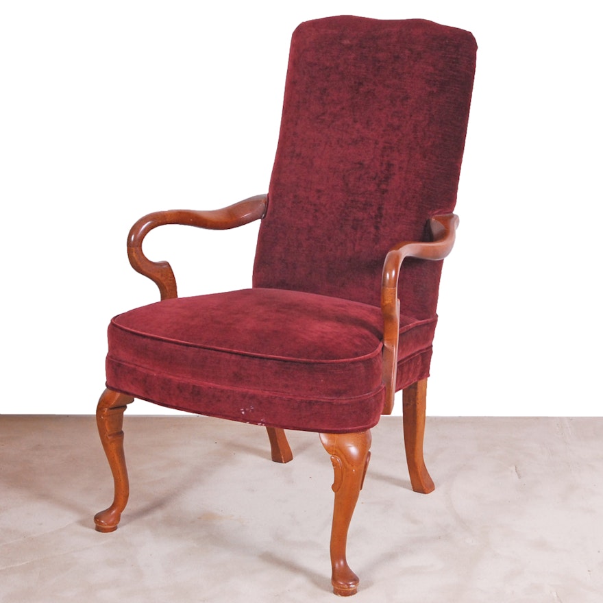 Queen Anne Style Armchair