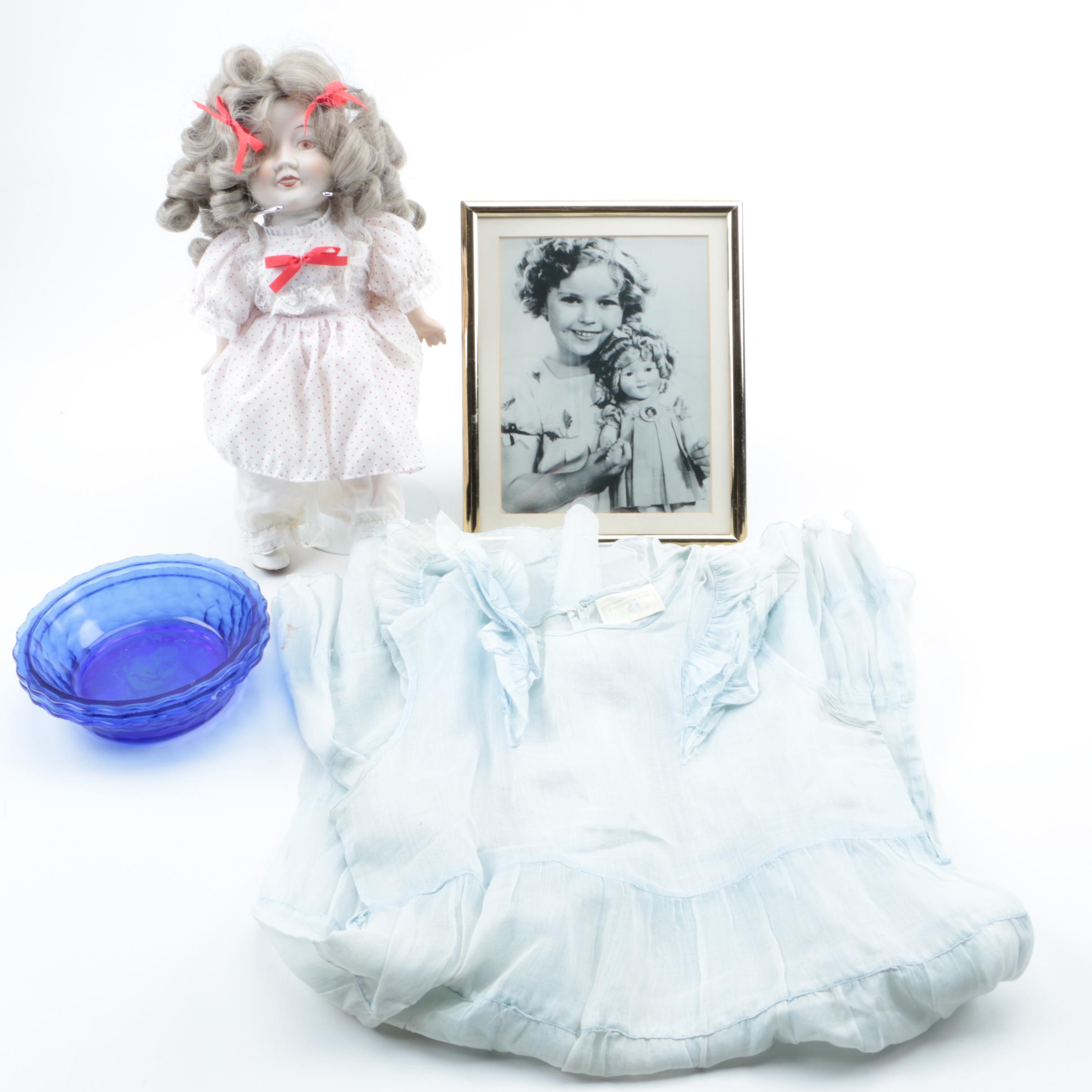 Shirley Temple Collectibles Including Albert E. Price Doll