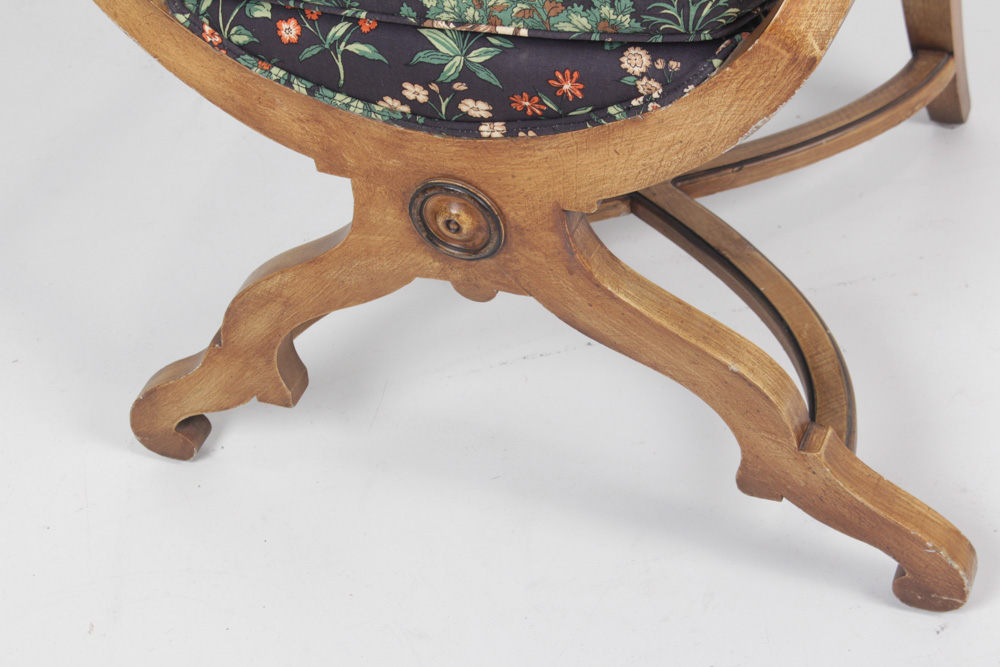 Vintage Gothic Revival Style Armchair