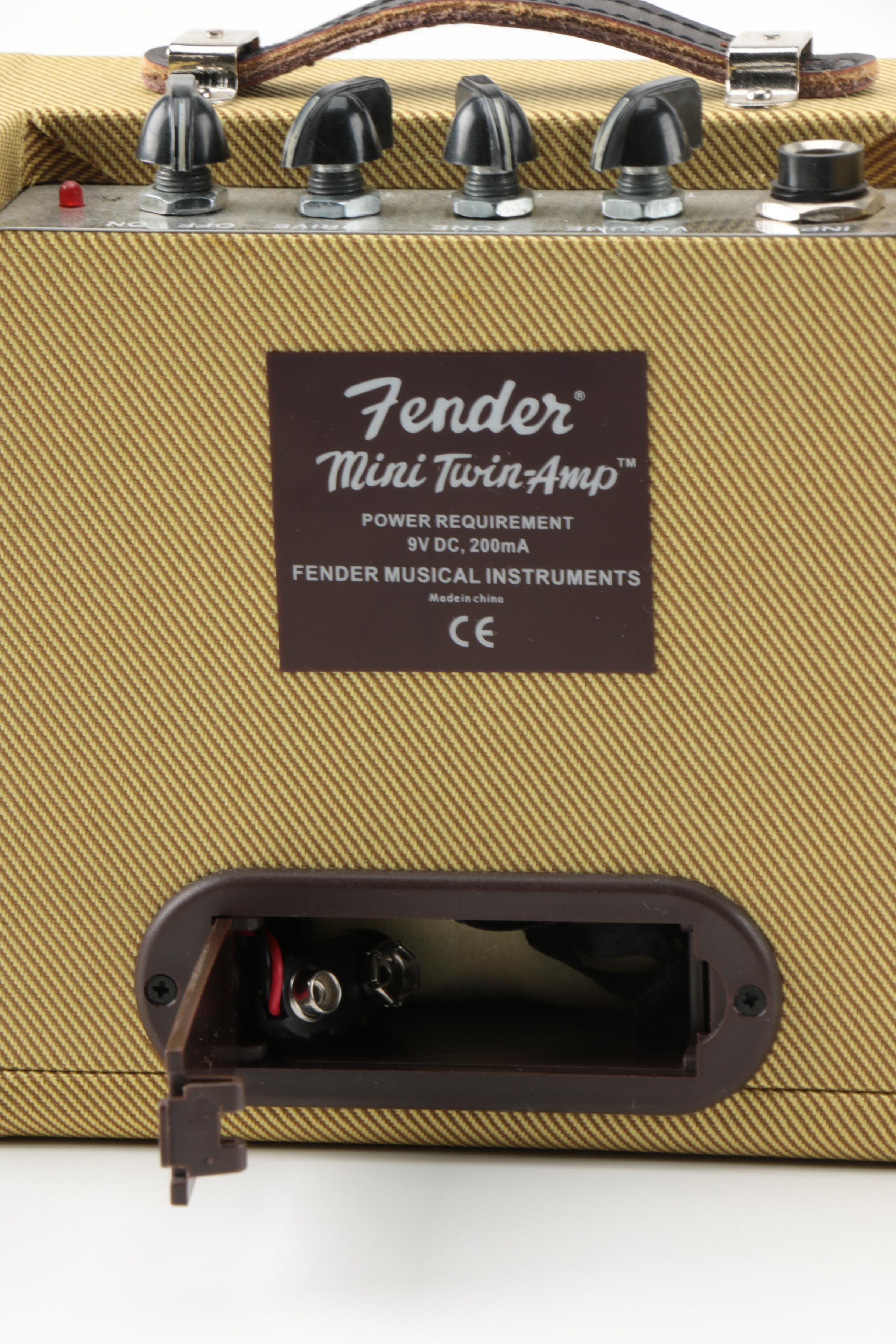 Fender and Gorilla Guitar Amplifiers and Behringer Headphone Amplifier