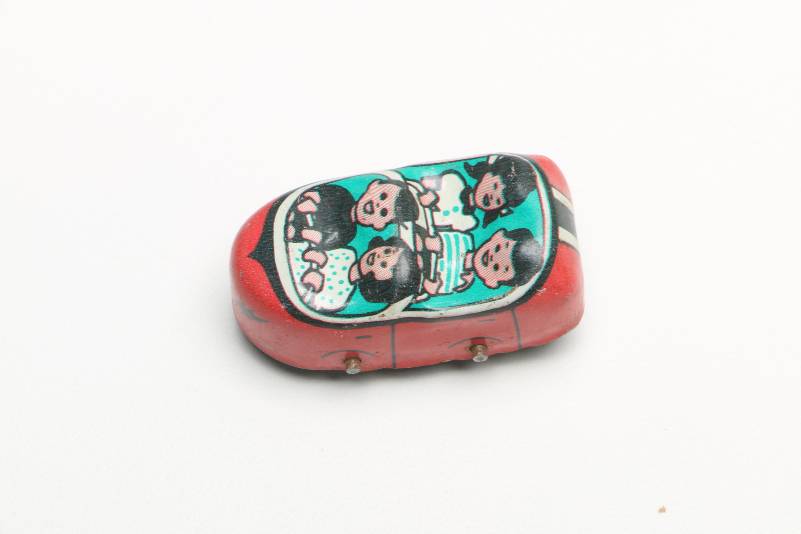 Circa 1950s J. Chein Tin Toy Roller Coaster Toy