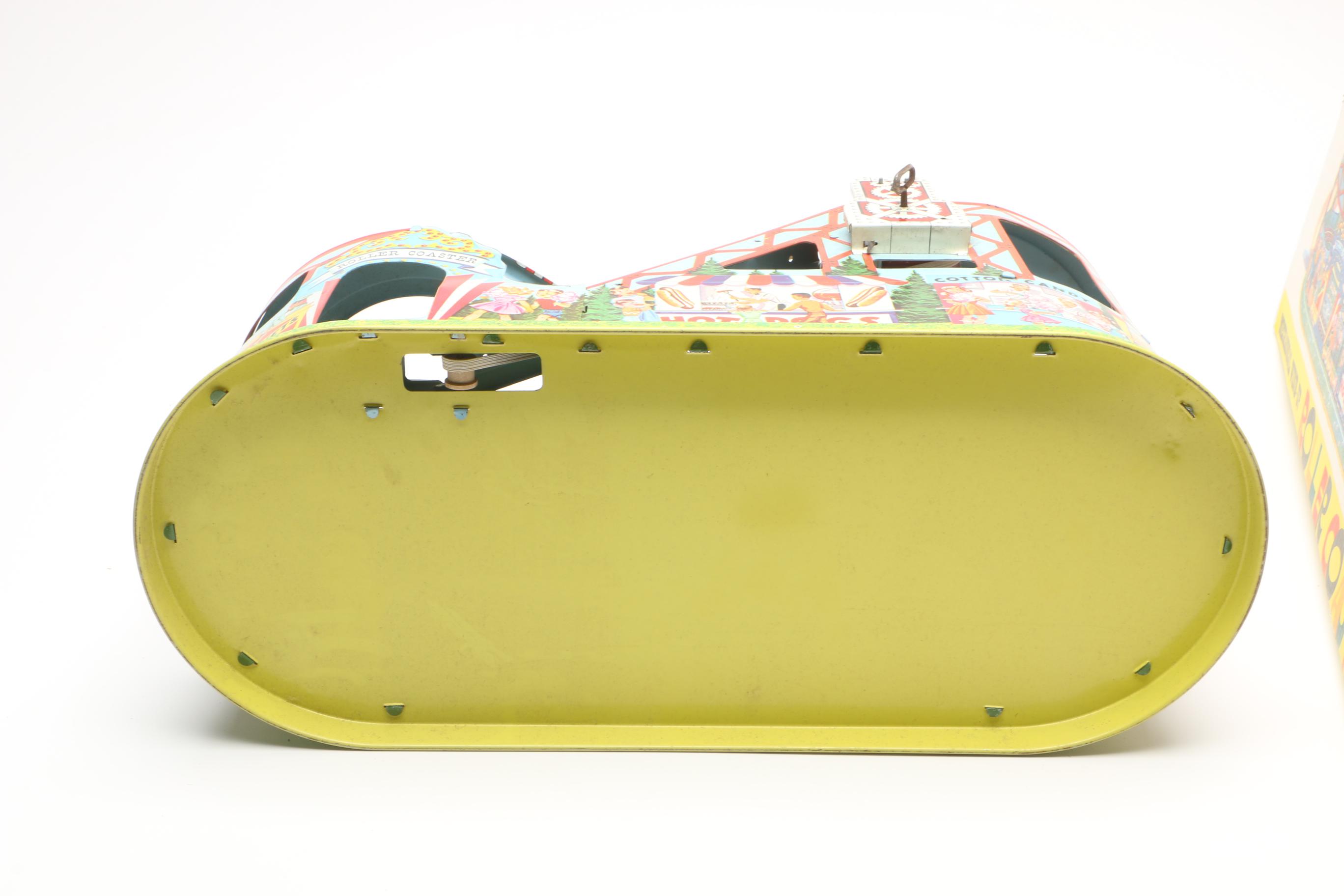 Circa 1950s J. Chein Tin Toy Roller Coaster Toy