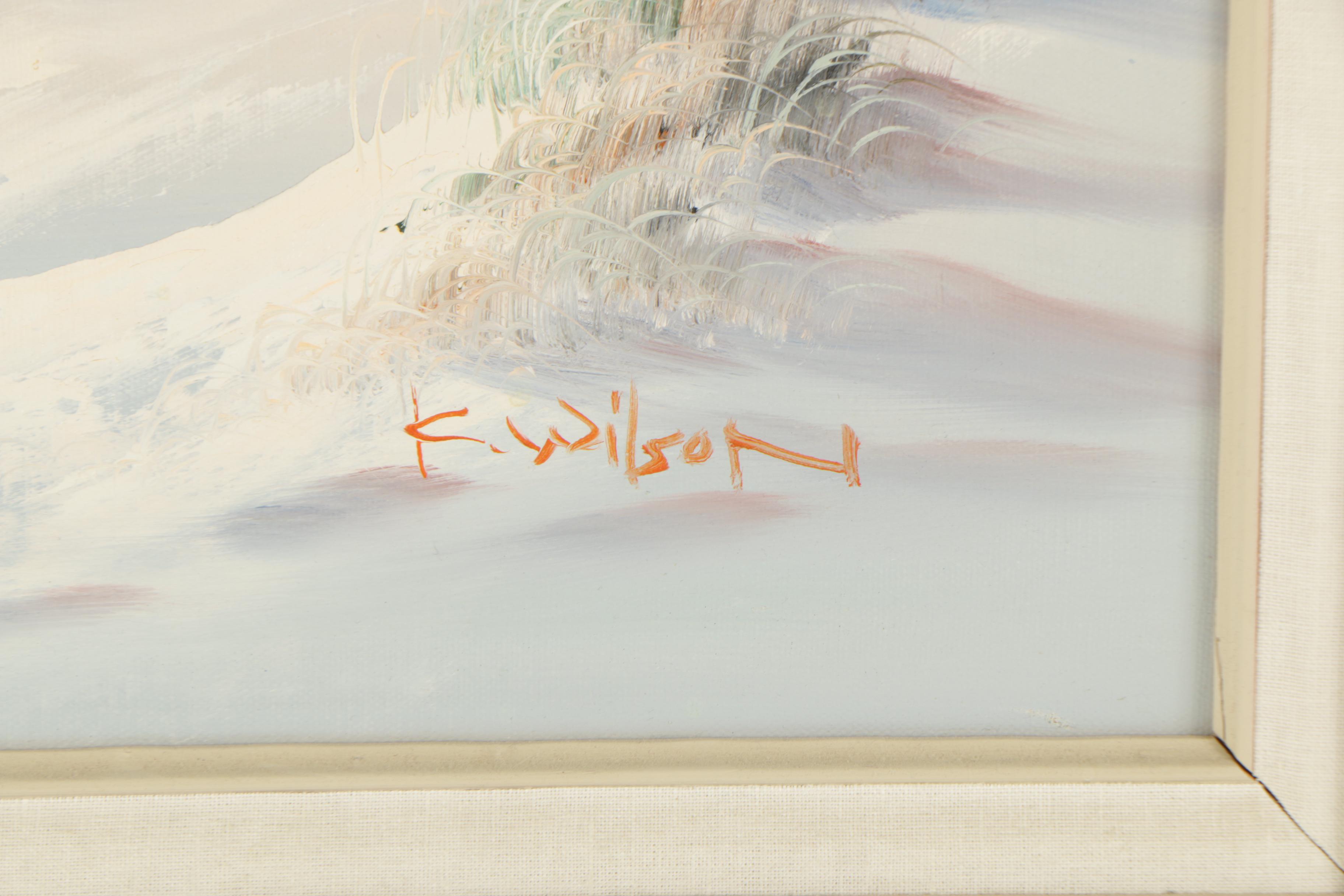 K. Wilson Oil Painting