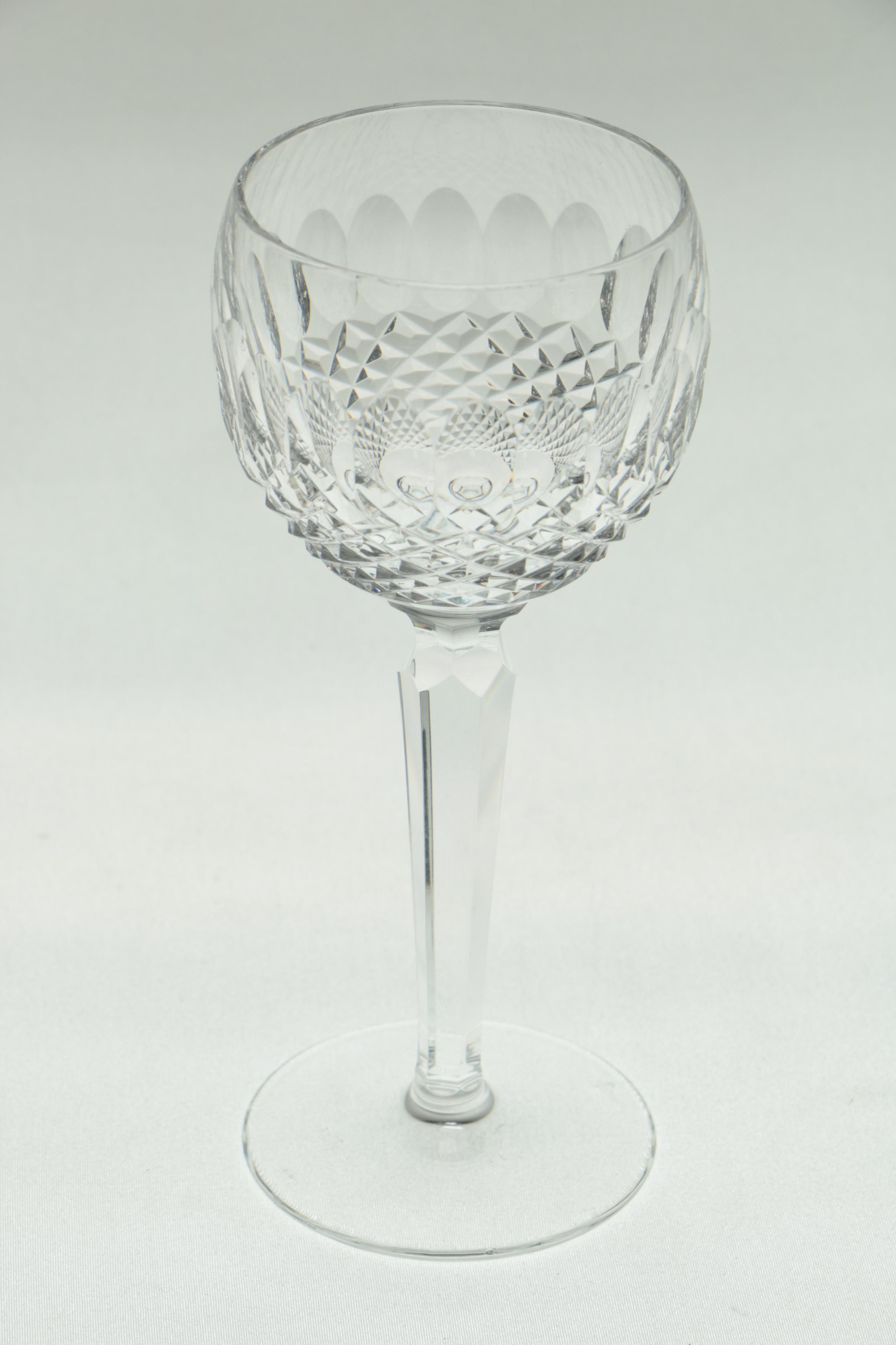 Waterford Crystal "Colleen" Wine Hock Glasses