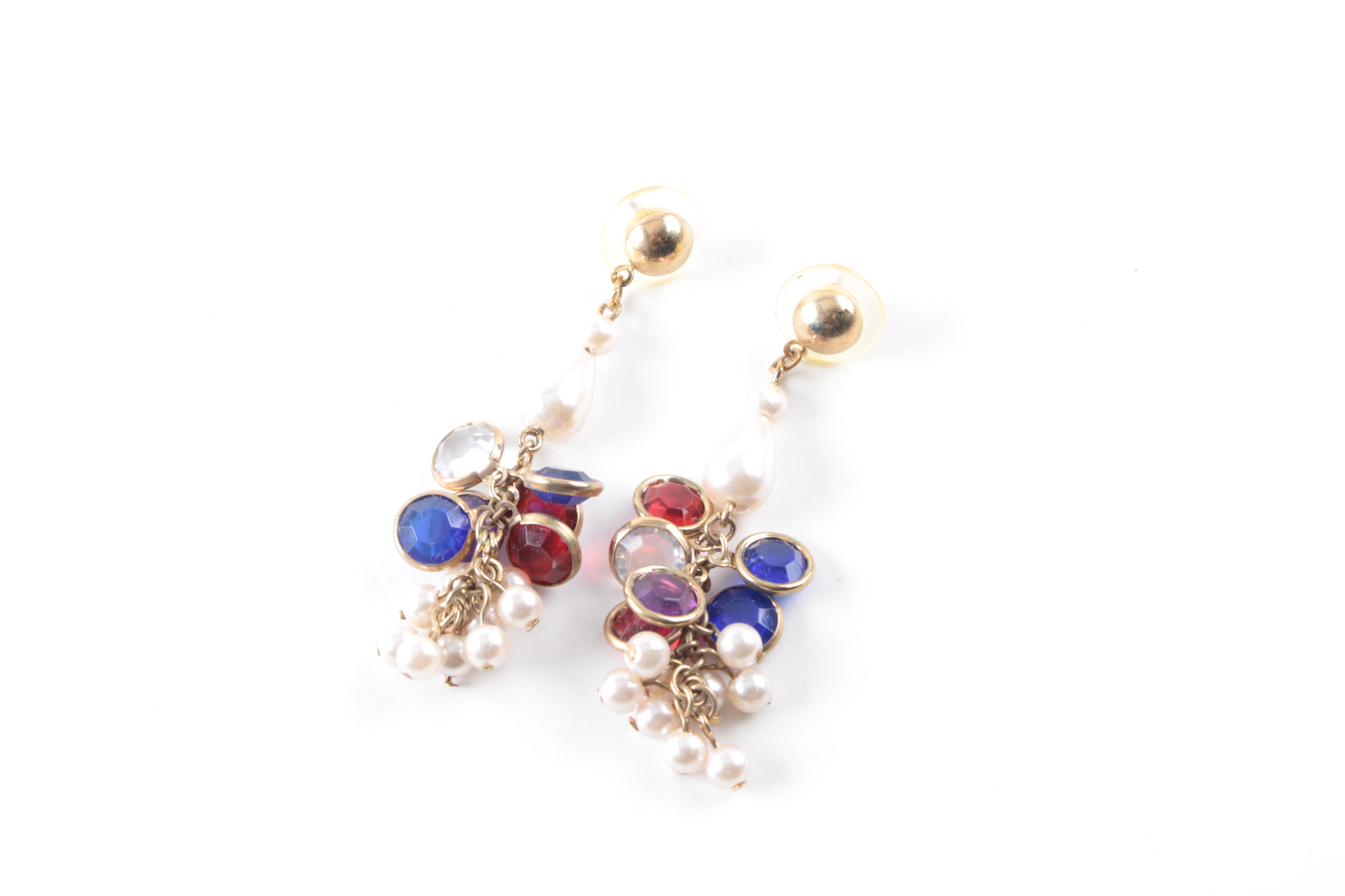 Assorted Costume Jewelry Including a Coro Bracelet