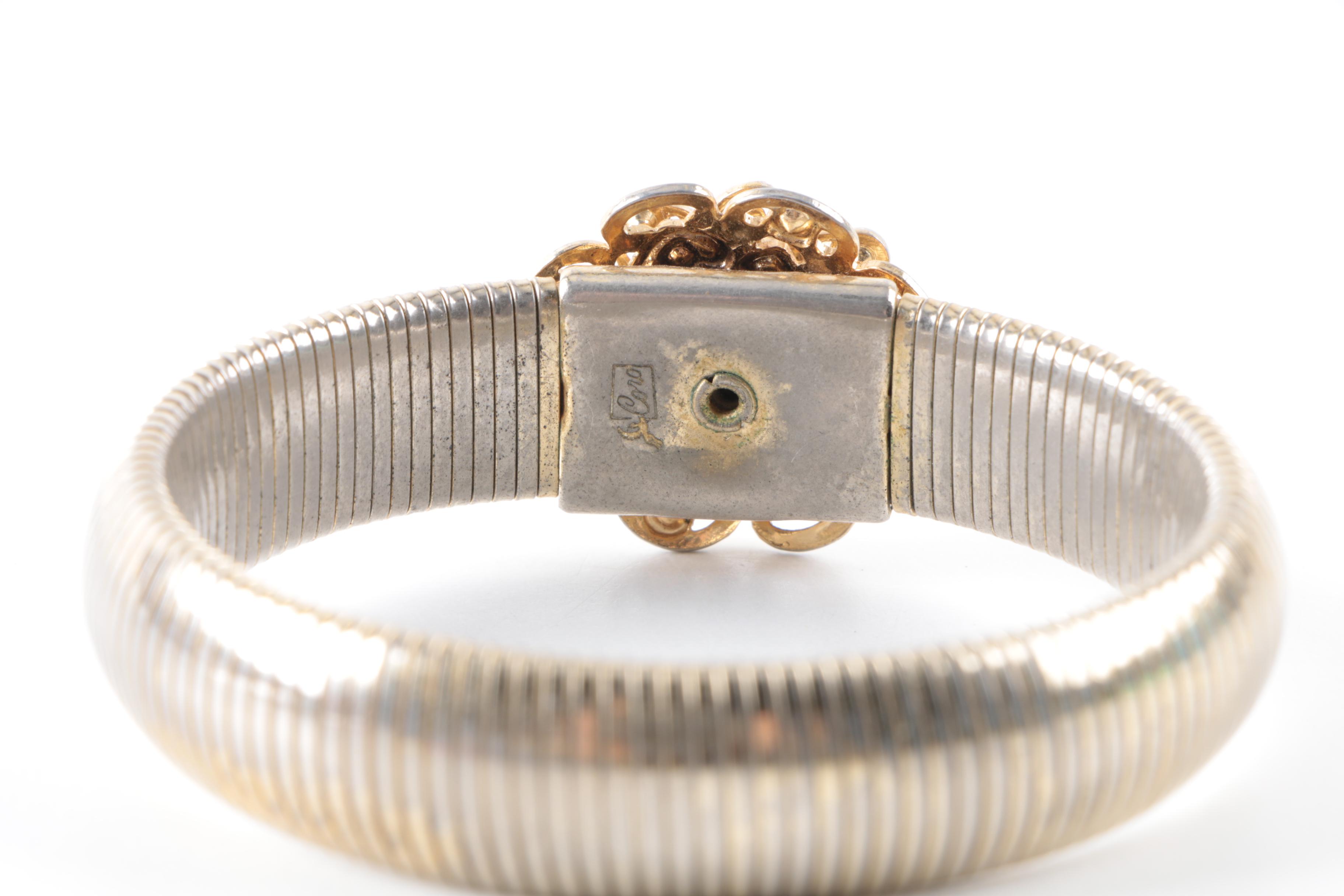 Assorted Costume Jewelry Including a Coro Bracelet