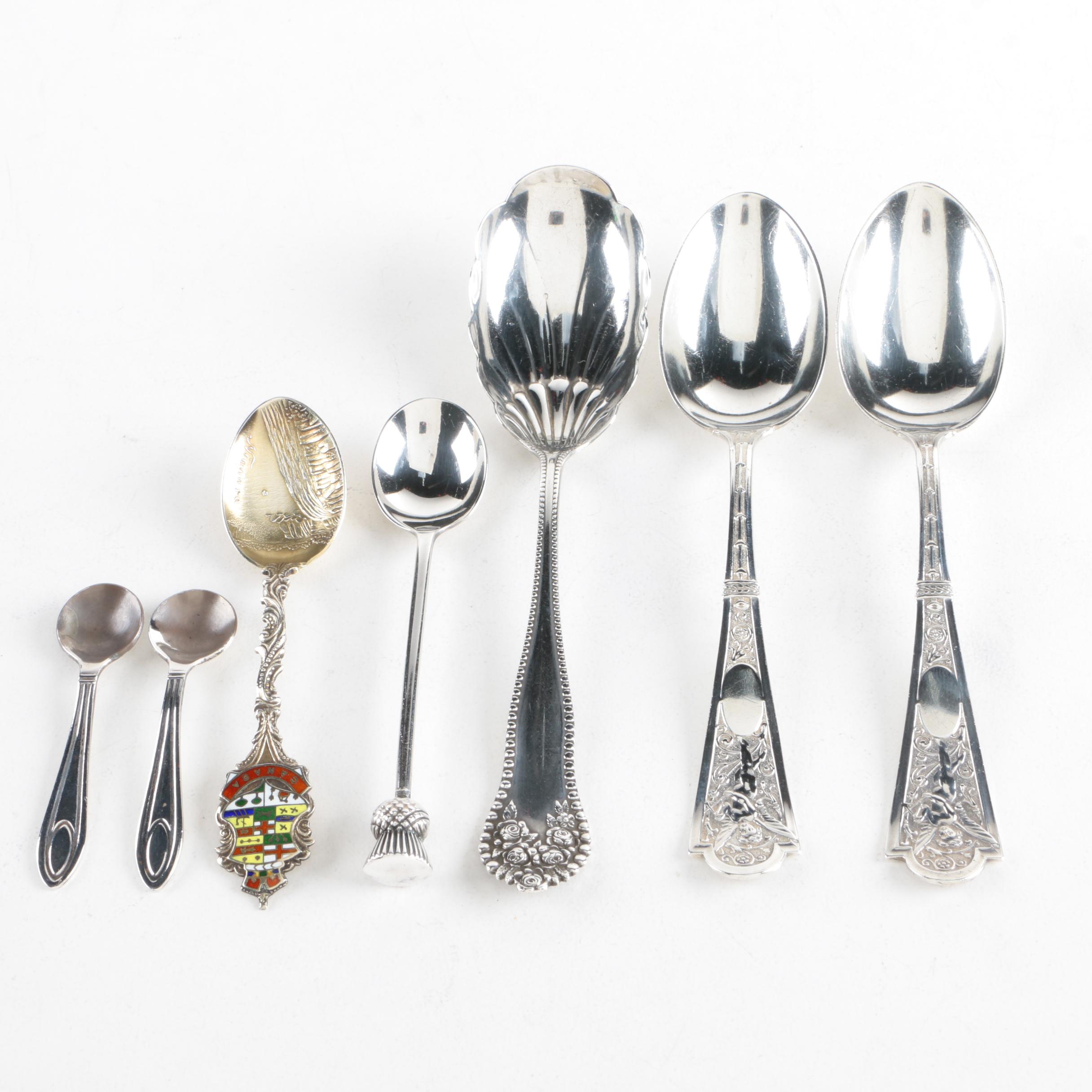 Gorham "Lancaster", 1957 Purcell Brothers and Other Sterling Silver Spoons