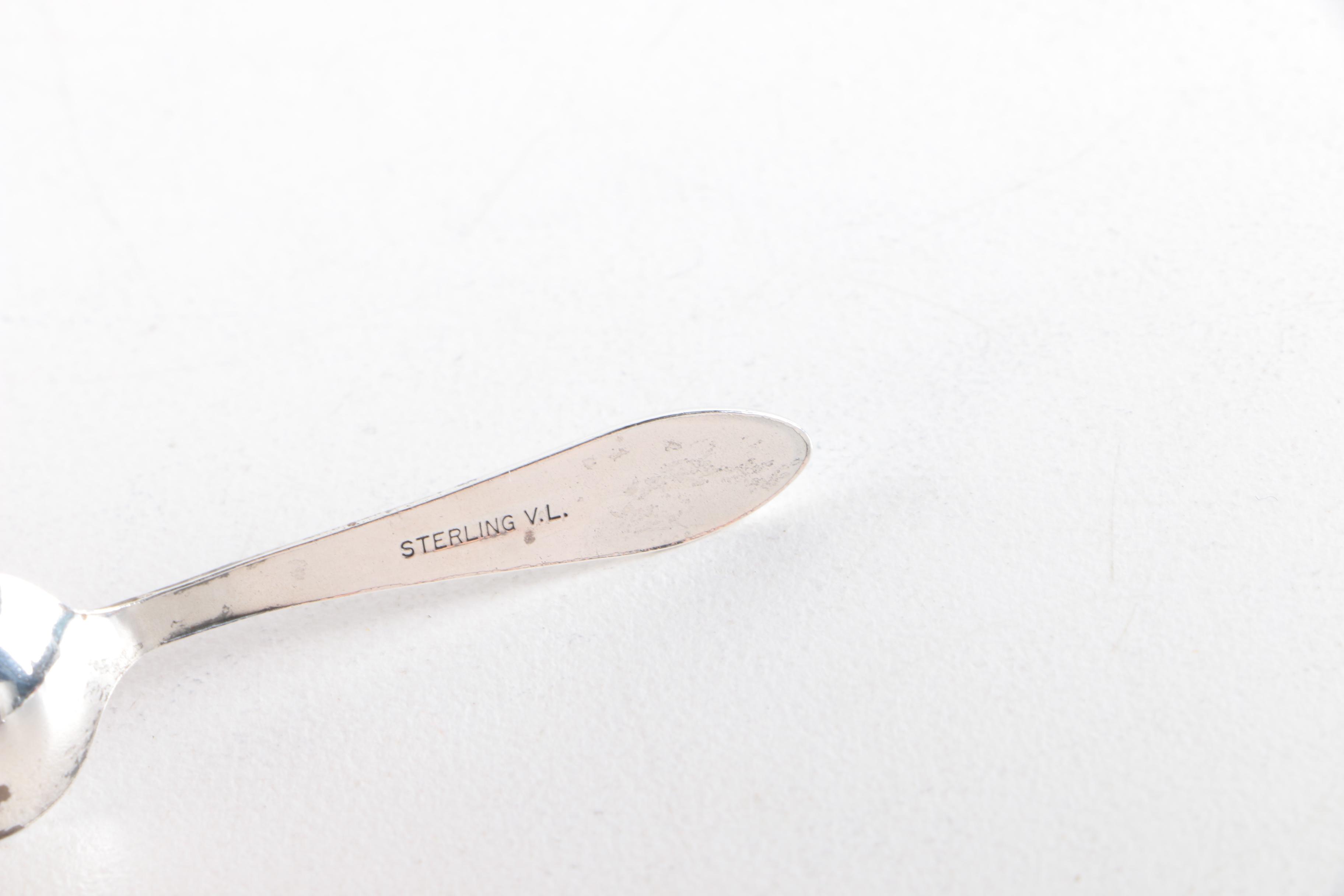 Gorham "Lancaster", 1957 Purcell Brothers and Other Sterling Silver Spoons