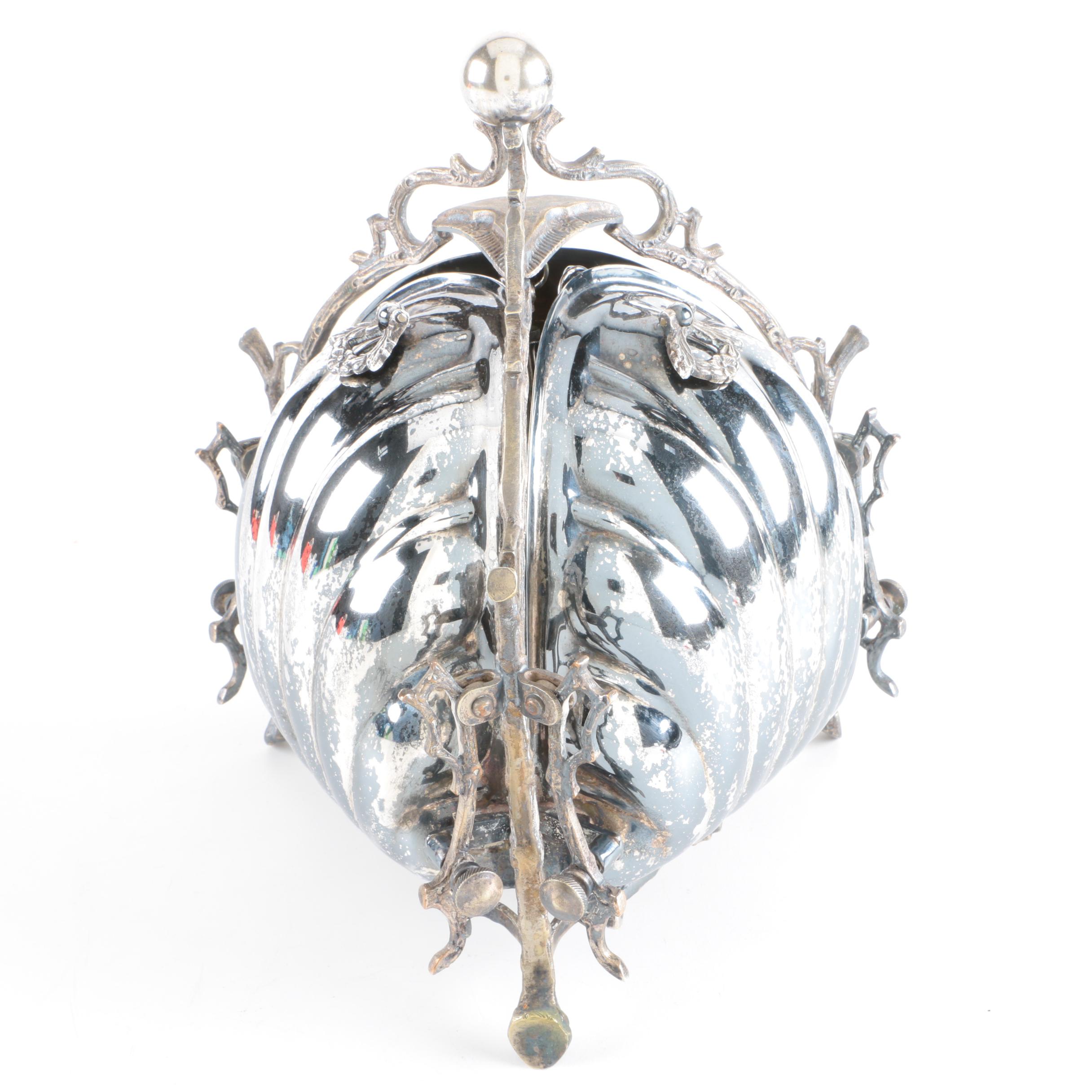 William Adams English Silver Plate Biscuit Warmer