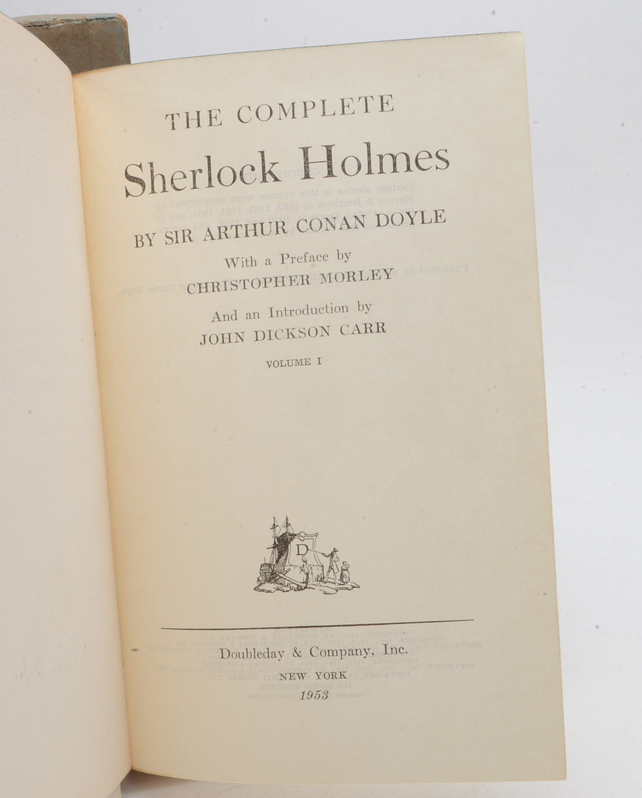 1953 Arthur Conan Doyle Signed Limited Edition "The Complete Sherlock Holmes"