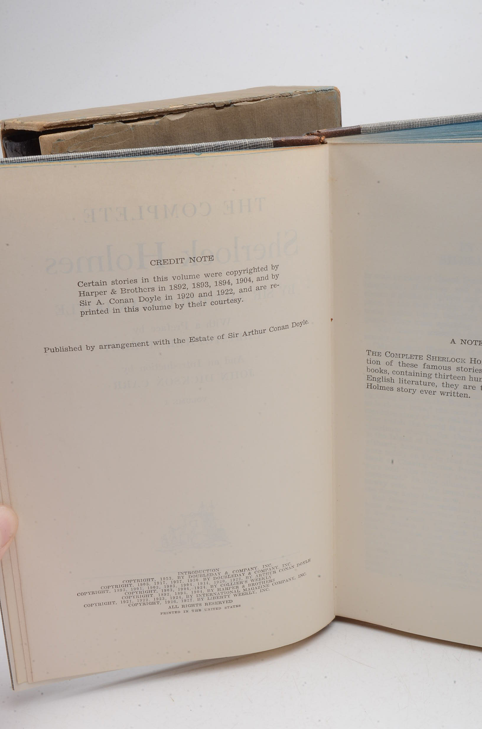 1953 Arthur Conan Doyle Signed Limited Edition "The Complete Sherlock Holmes"