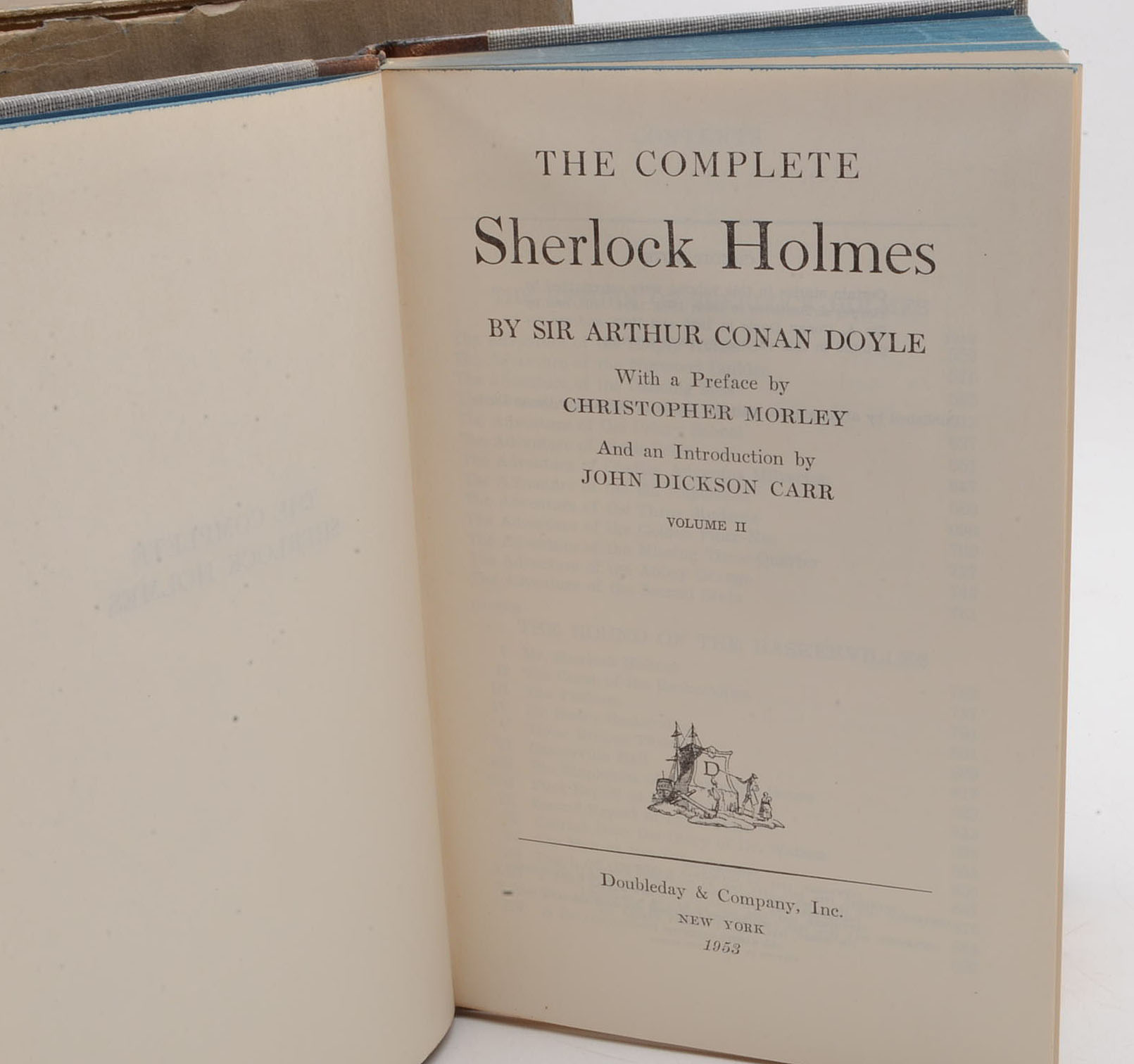 1953 Arthur Conan Doyle Signed Limited Edition "The Complete Sherlock Holmes"