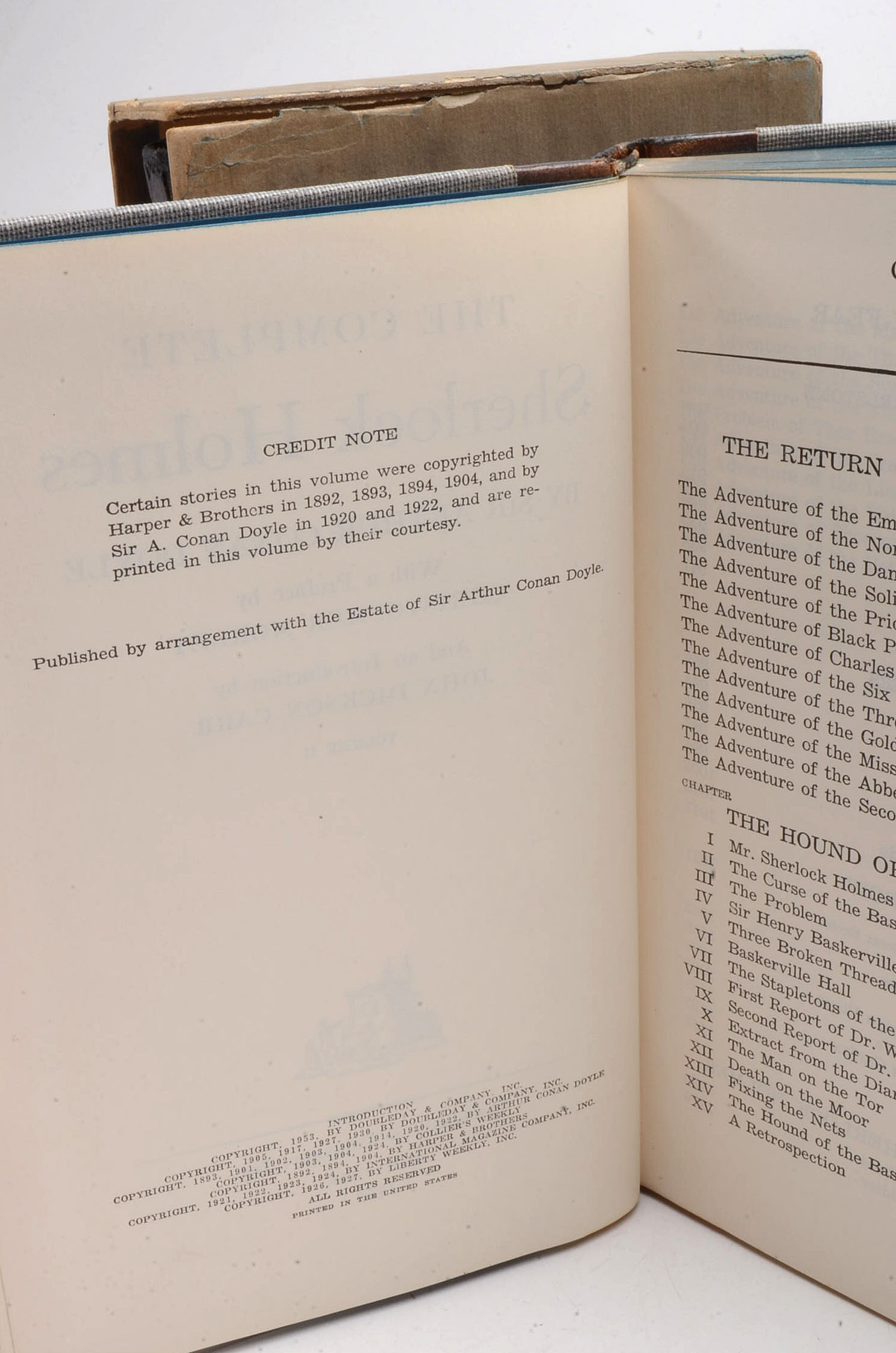 1953 Arthur Conan Doyle Signed Limited Edition "The Complete Sherlock Holmes"