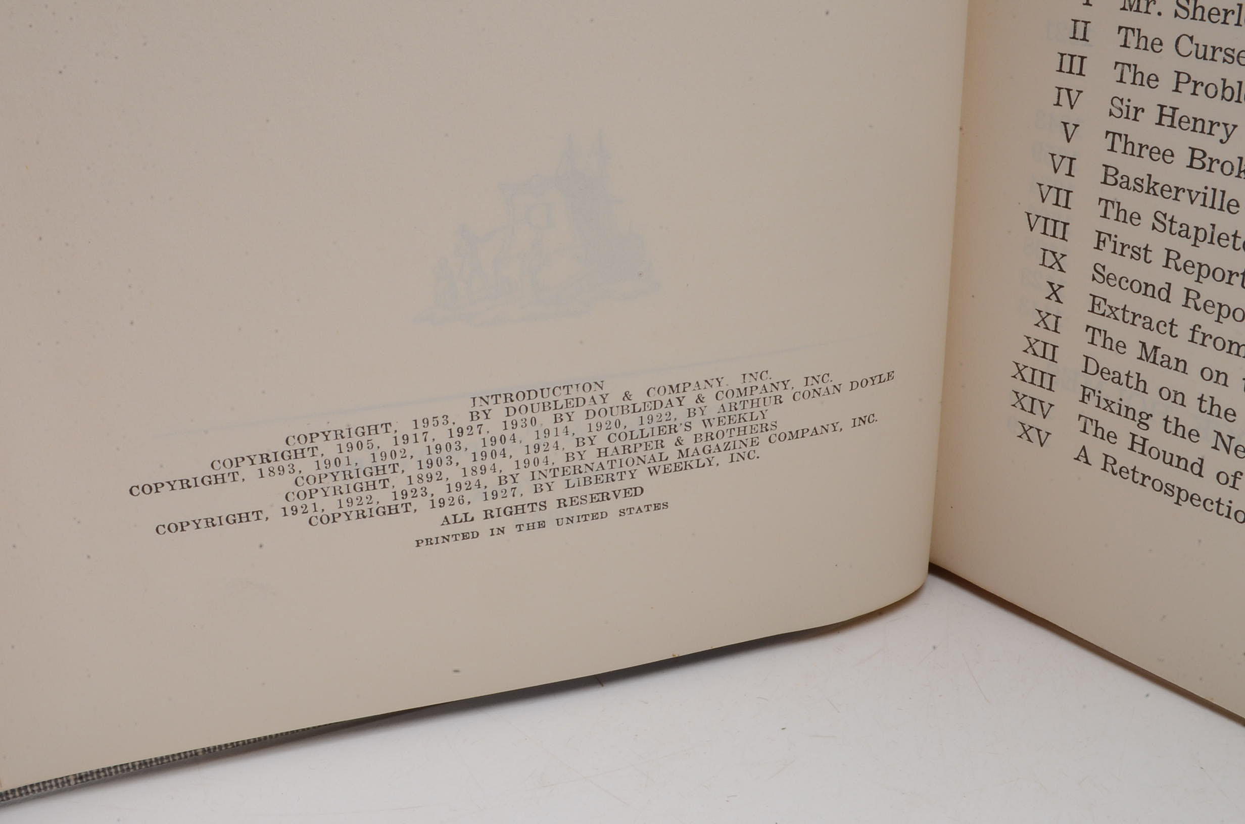 1953 Arthur Conan Doyle Signed Limited Edition "The Complete Sherlock Holmes"