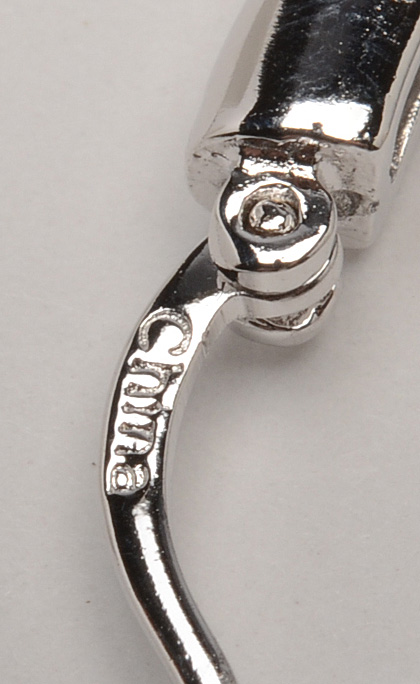 Freshwater Pearl Coil Bracelet and Silver Tone Hoop Earrings