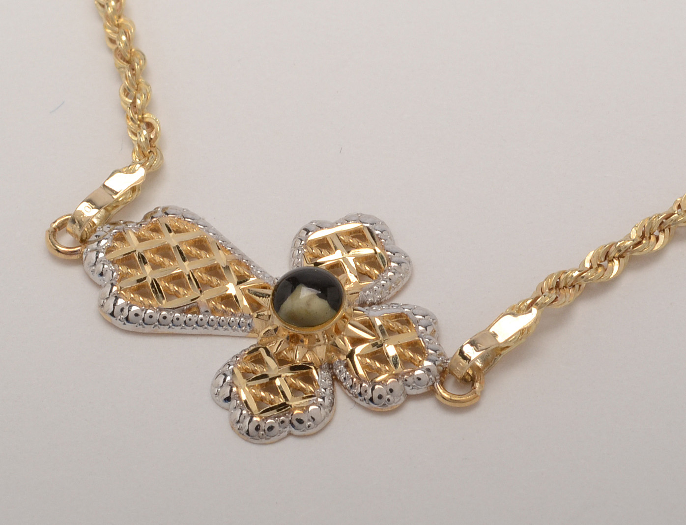 10K Gold Nativity Stone Bracelet