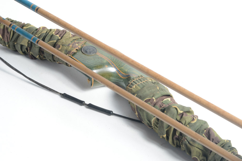 Vintage Bear Archery Recurve Bow with Arrows