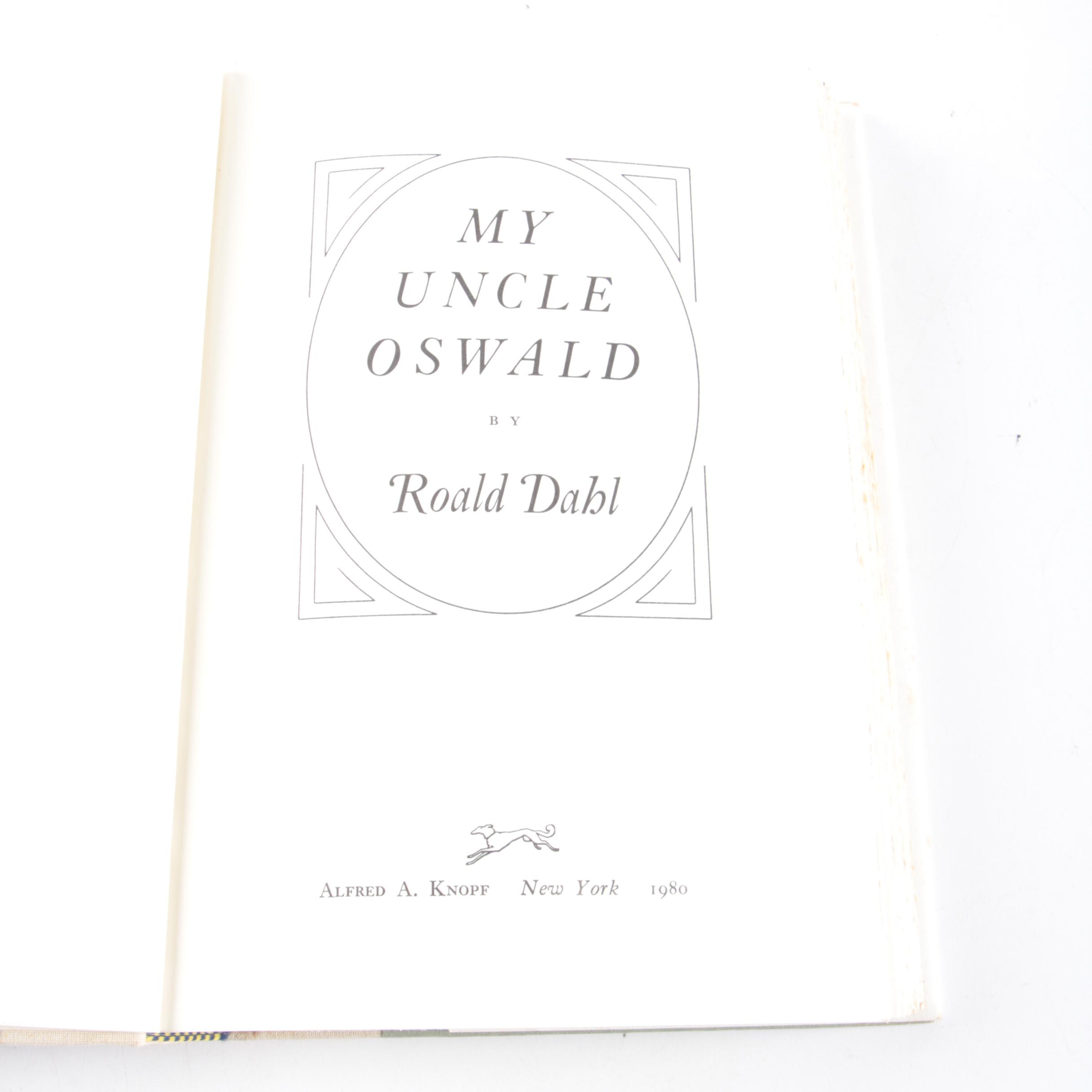 1980 First American Edition "My Uncle Oswald" by Roald Dahl