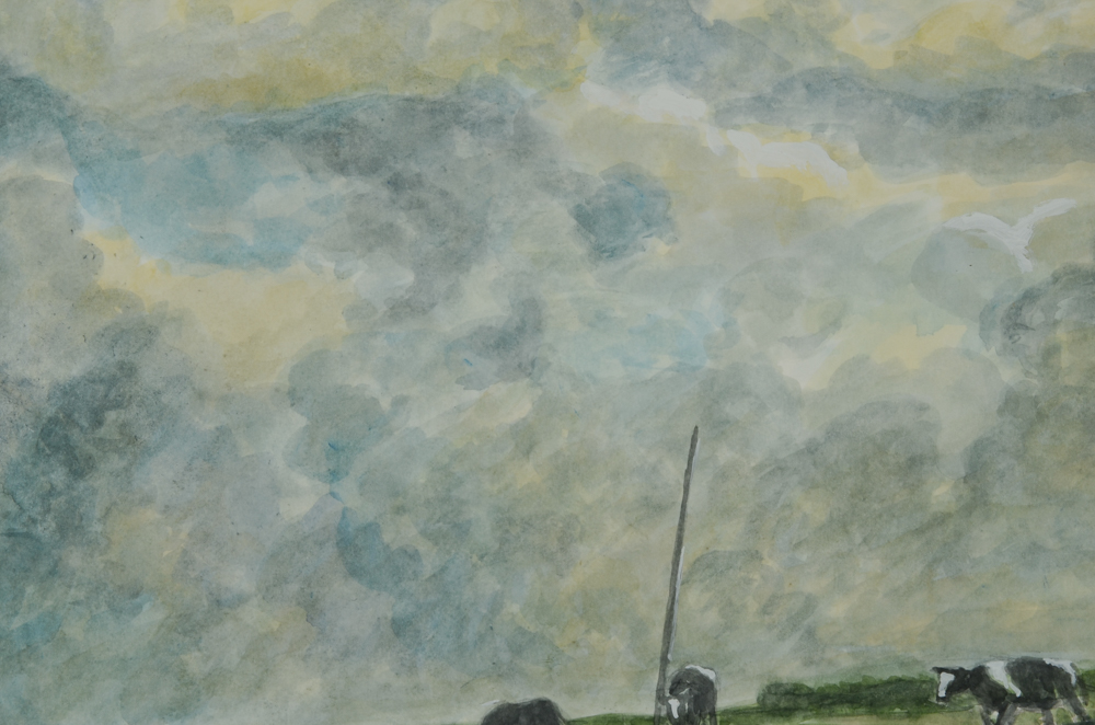 Robert Lahman Pair of Watercolor Paintings