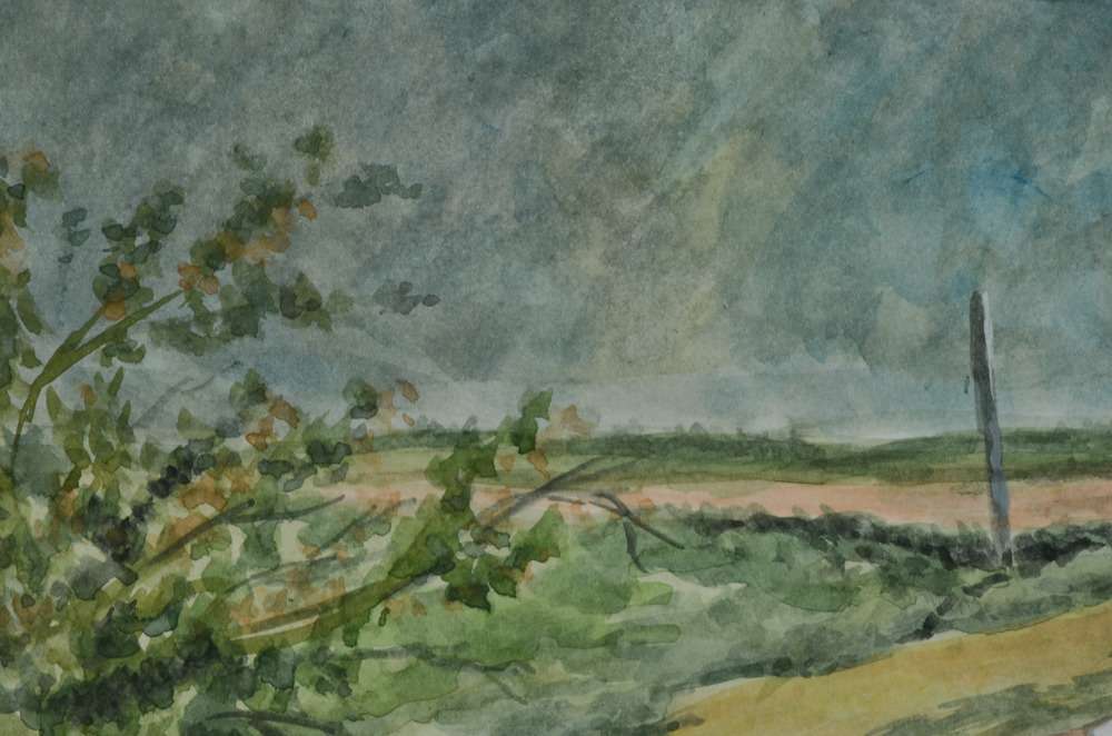 Robert Lahman Pair of Watercolor Paintings