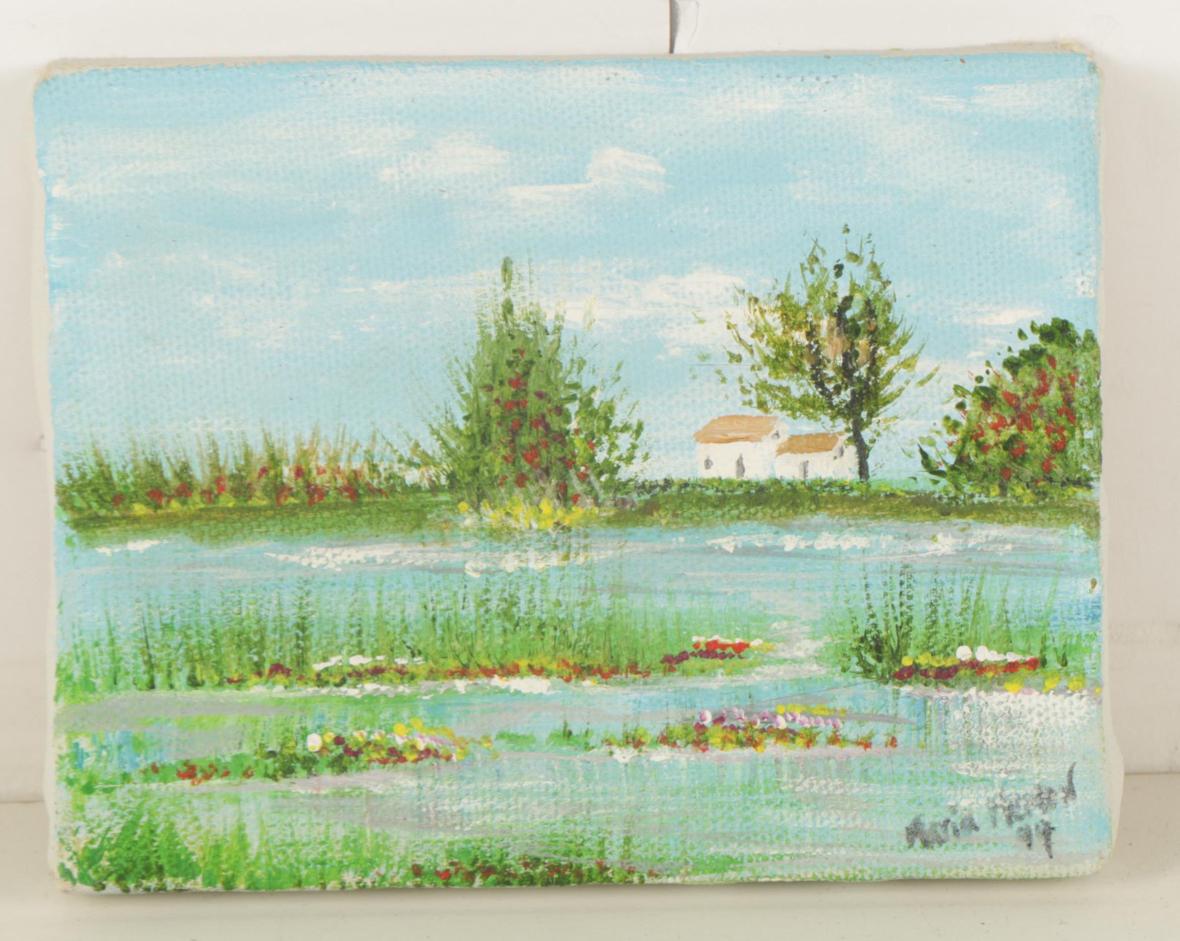 Oil Paintings of Landscapes Featuring Maria Memon